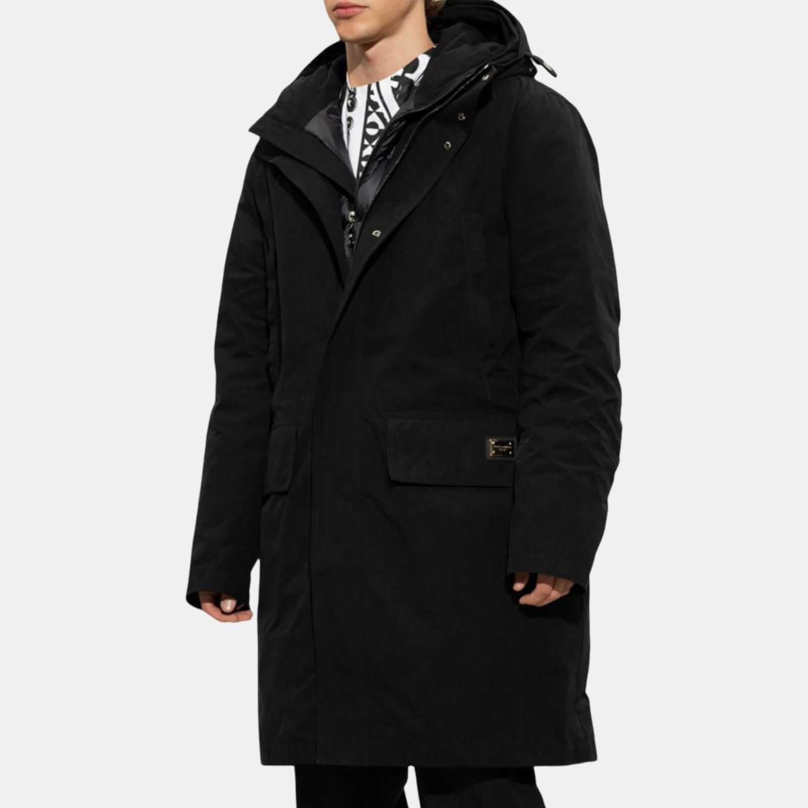Dolce & Gabbana Men Parka Jackets Side View