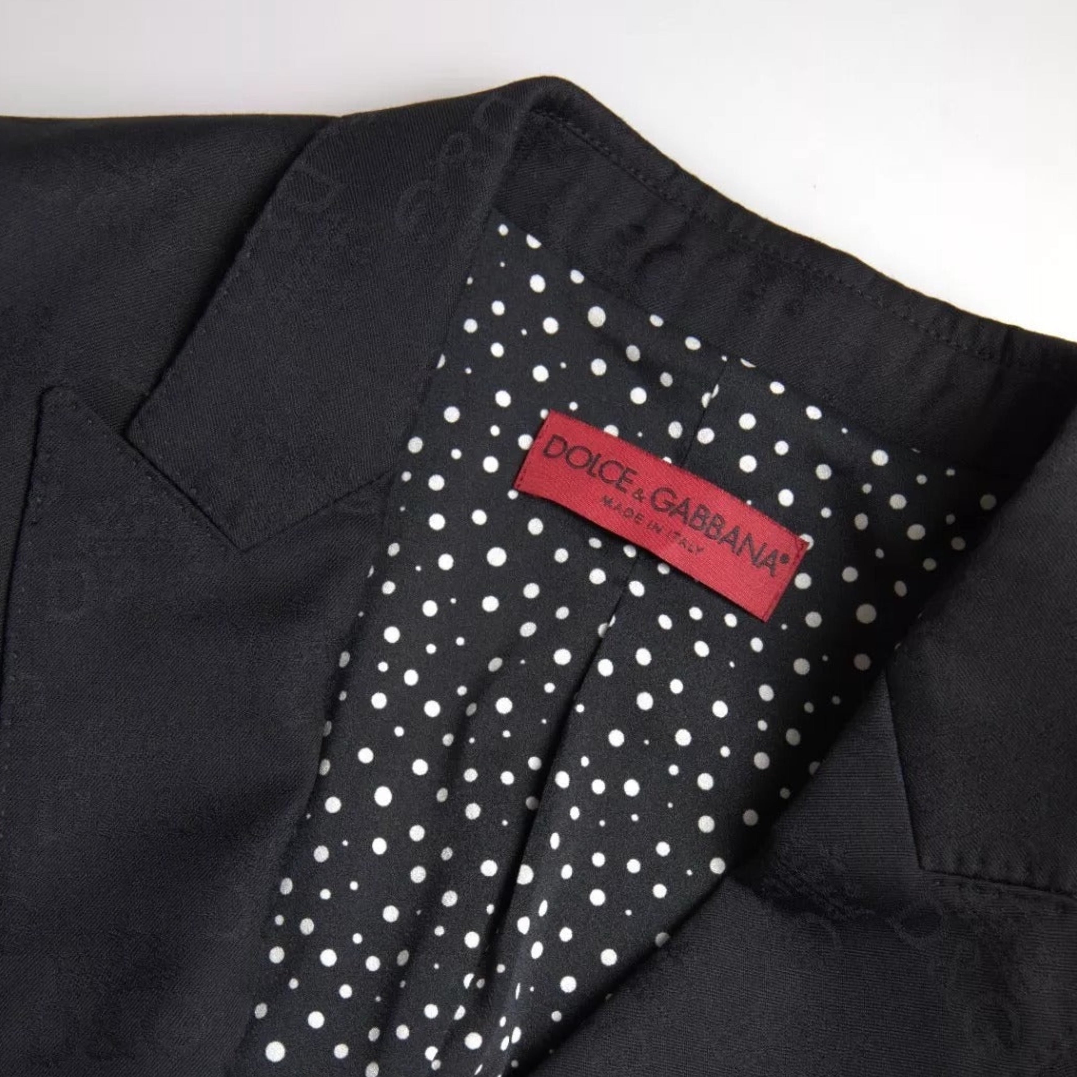 Дамско черно вълнено сако DOLCE & GABBANA Women’s Luxury Black Wool Blazer