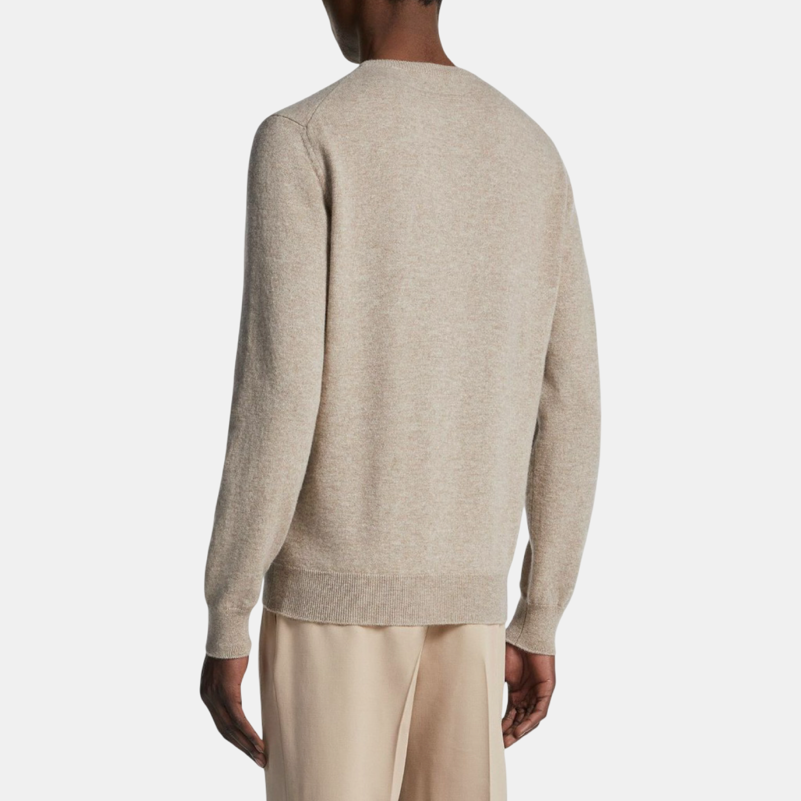 ZEGNA Cashmere Men Sweater UGK10A2110_N92 Back View