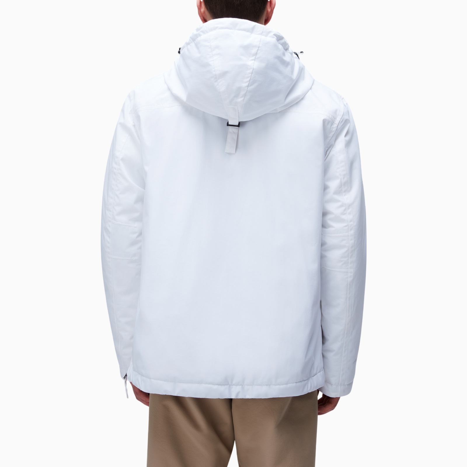 Мъжко бяло яке Napapijri Men Jacket Rainforest Back View