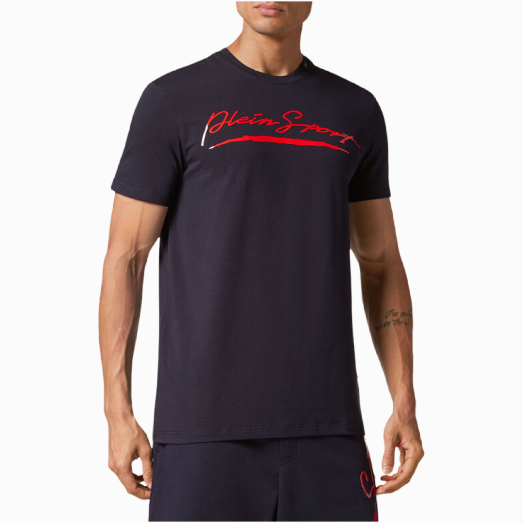 Мъжка тъмно синя тениска Plein Sport