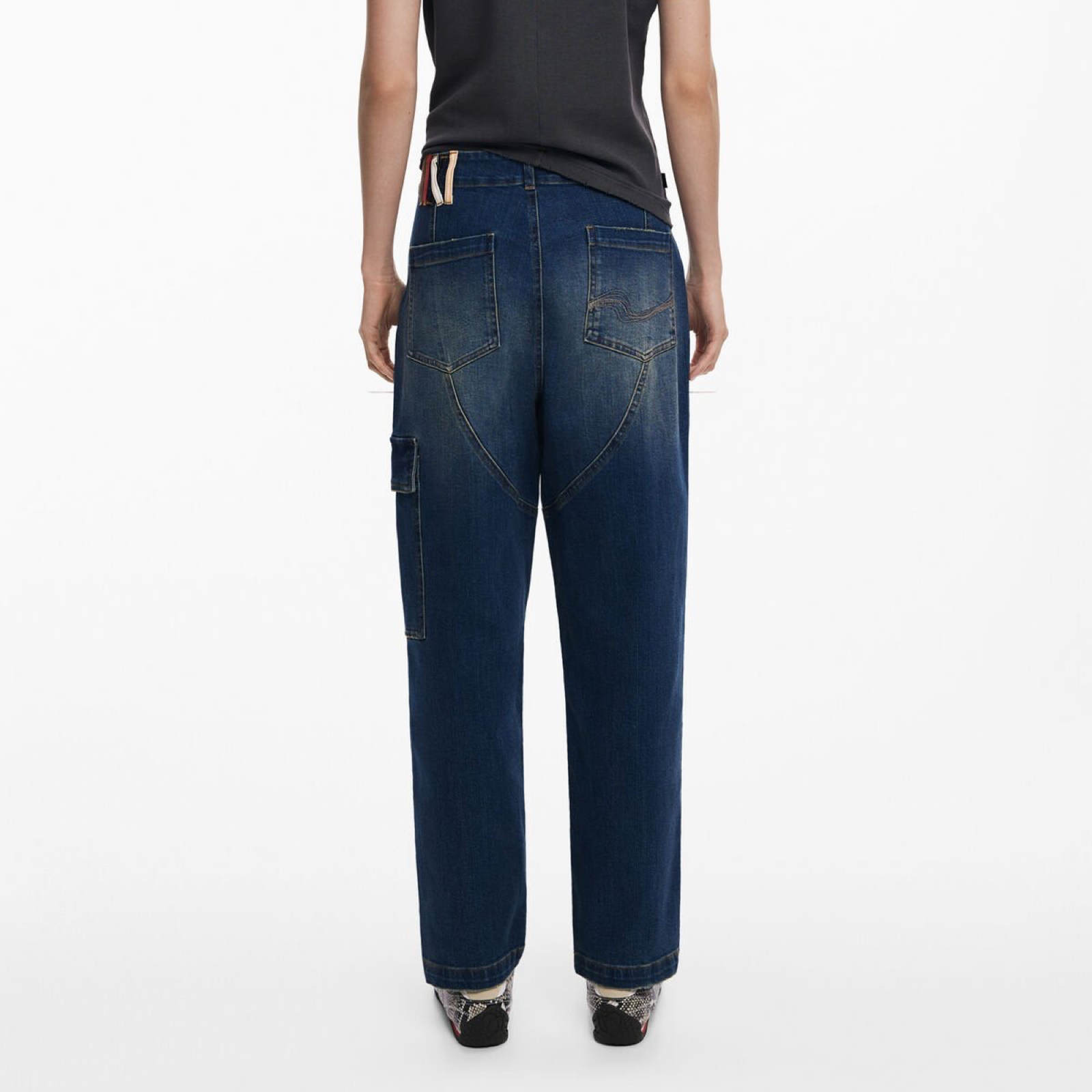 Дамски дънки Desigual Jeans 25WWDD06 Back View