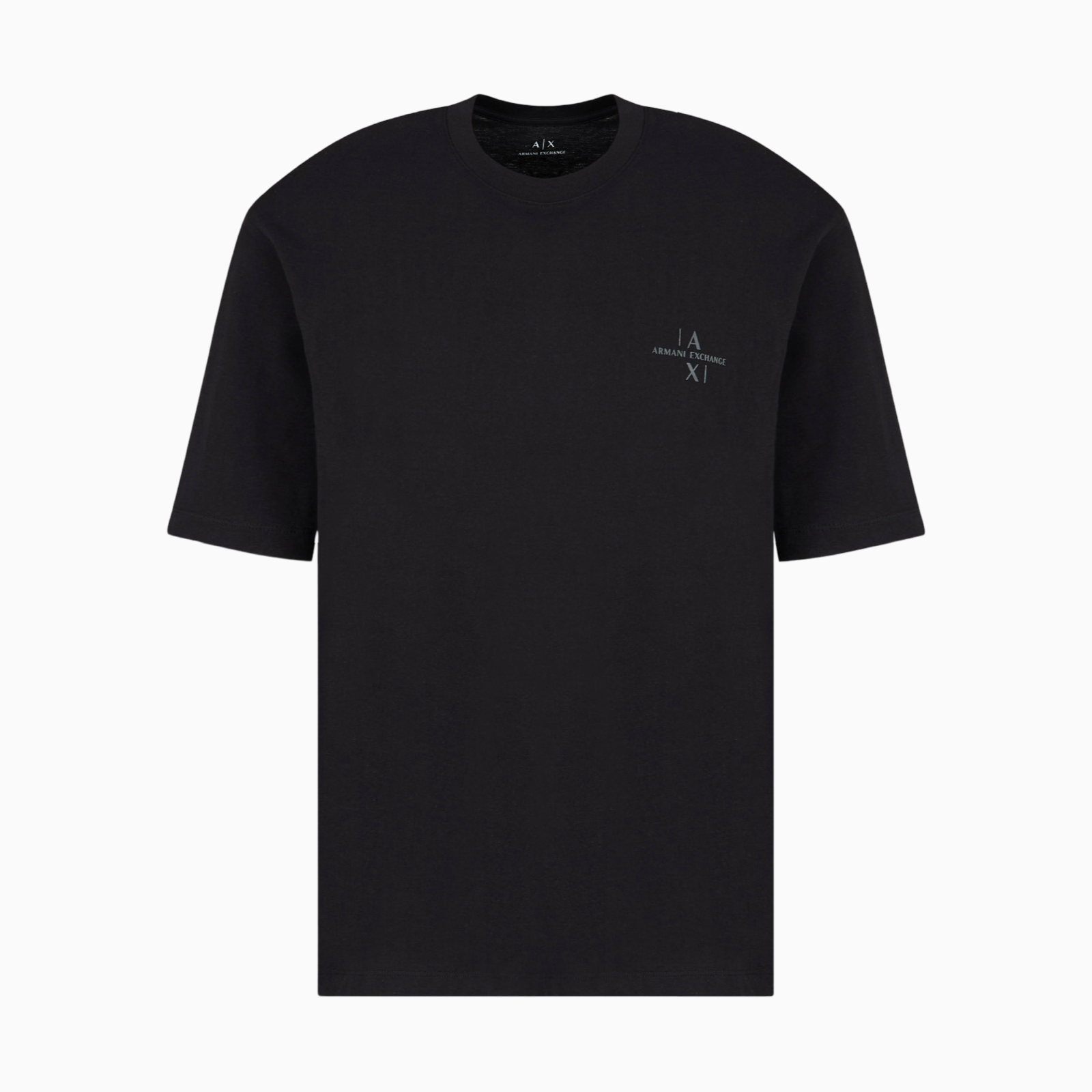 Мъжка черна тениска Armani Exchange Men T-shirt XM000763 AF12308 Front View