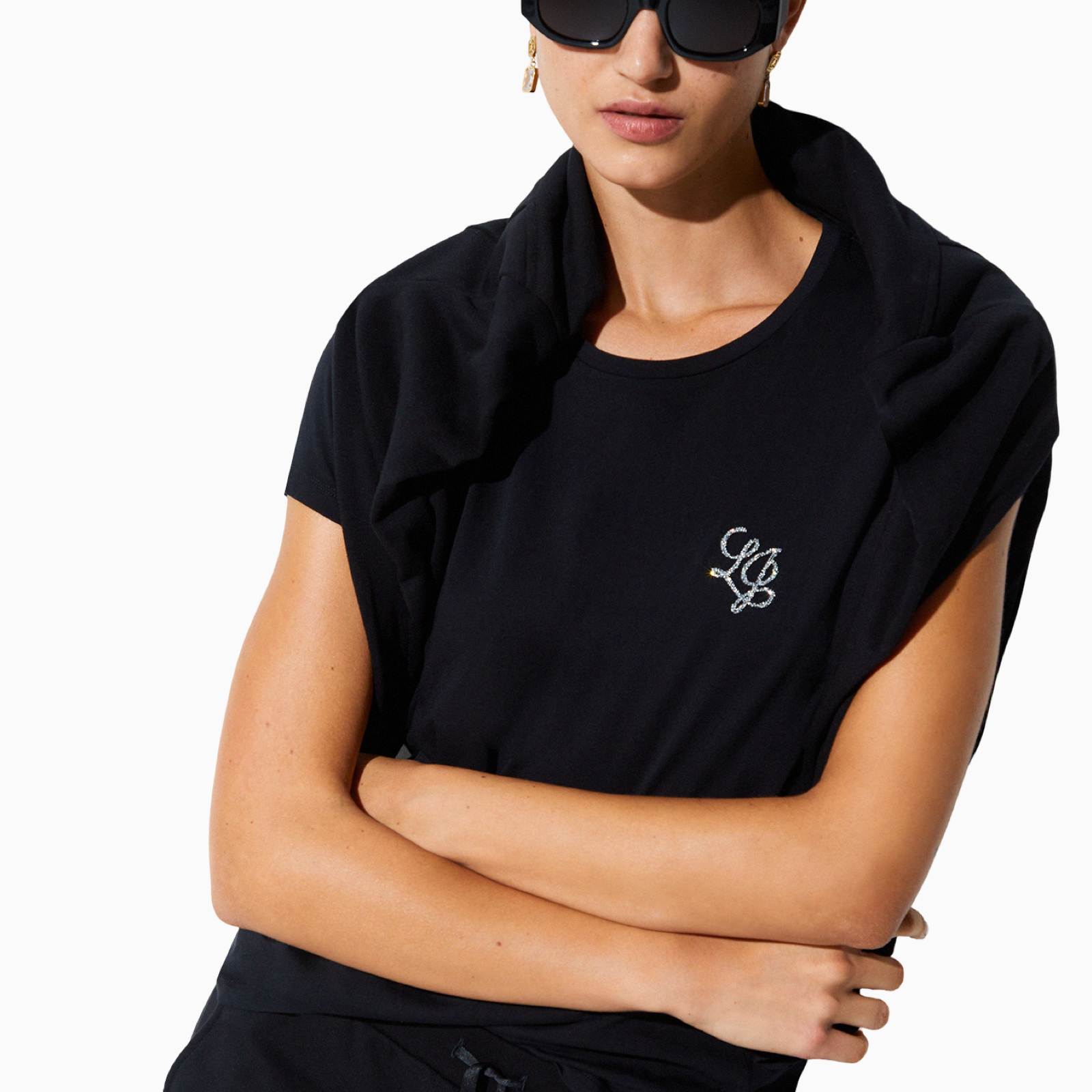 Дамска тениска Liu Jo Women T-shirt TA6056 JS923 S9149 Close-Up