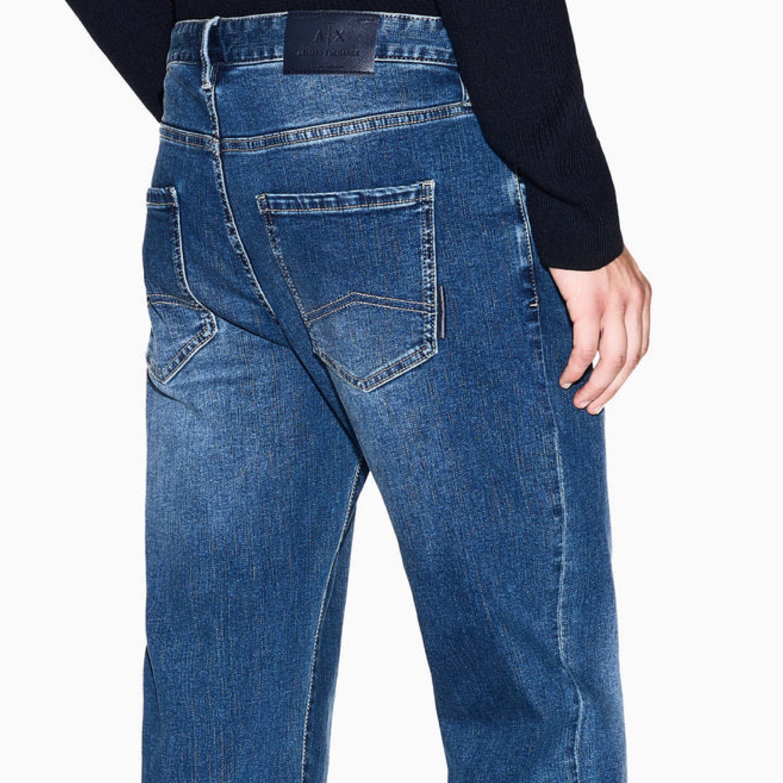 Мъжки дънки Armani Exchange Men Jeans XM000070 AF14266 MB001 Back View