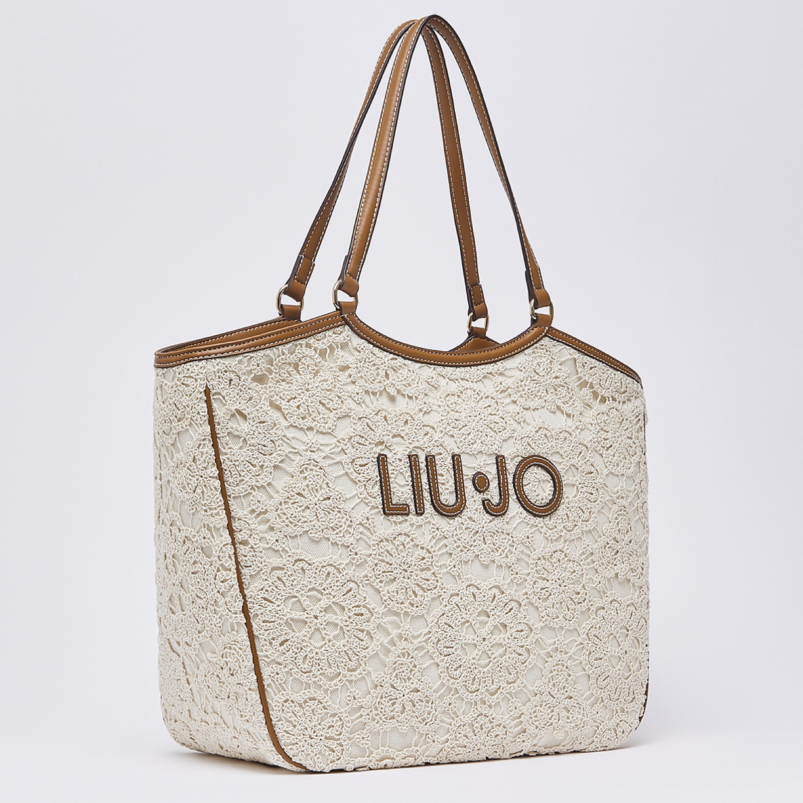 Дамска чанта Liu Jo Large Lace Tote Bag AA6208 J3865 X0459 Side View