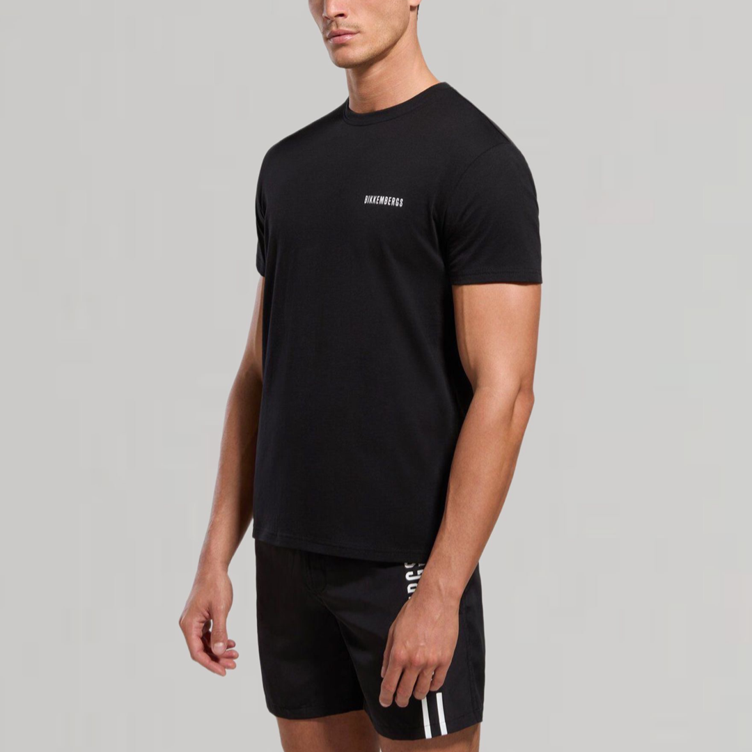 Мъжка черна тениска Bikkembergs BKK3MTS04