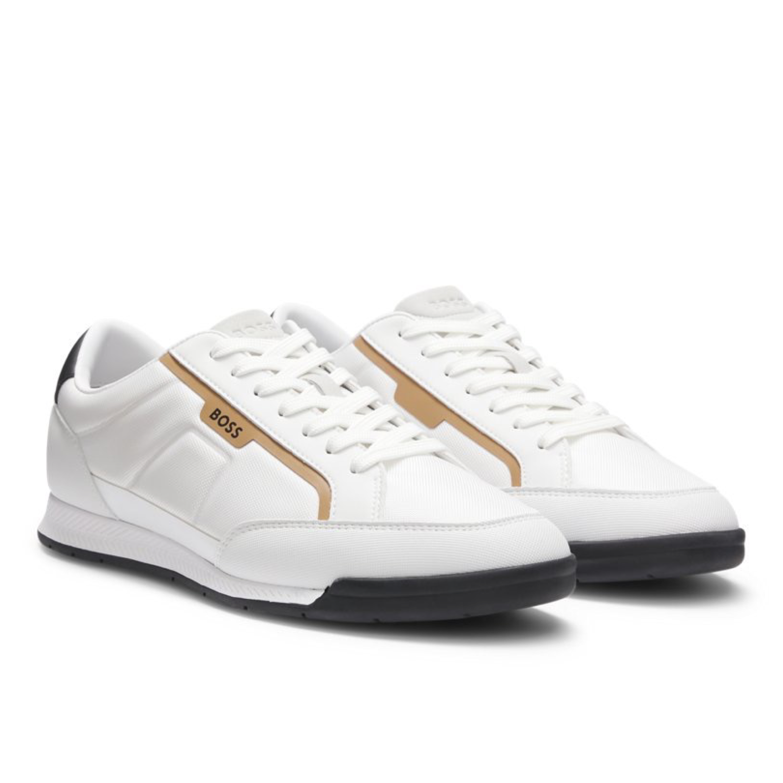 Мъжки бели кецове Boss Men Sneakers 50552879 Lateral View