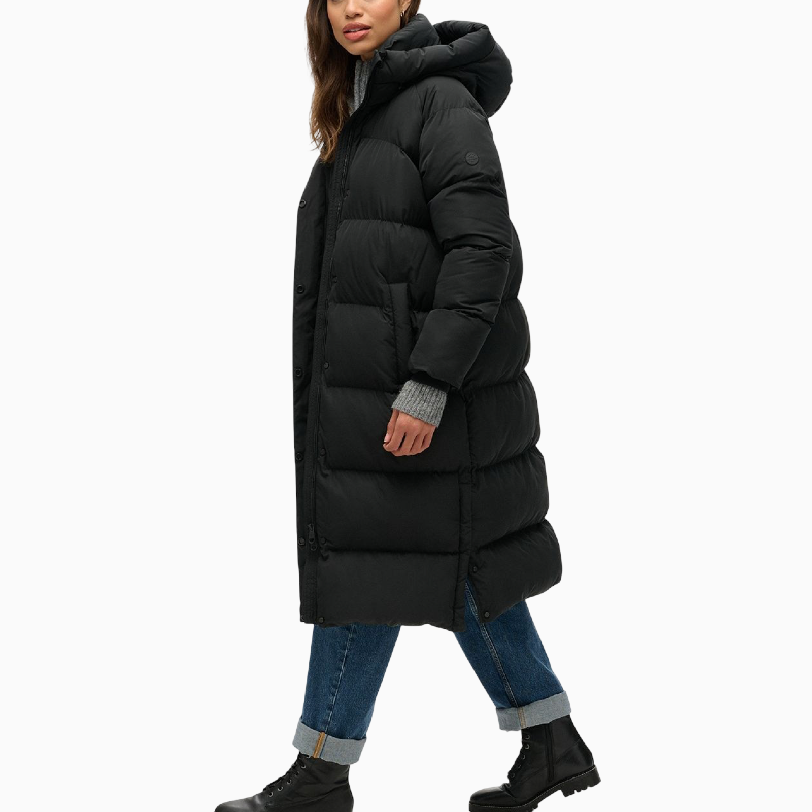 Дамско дълго зимно яке Superdry W5011801A Side View