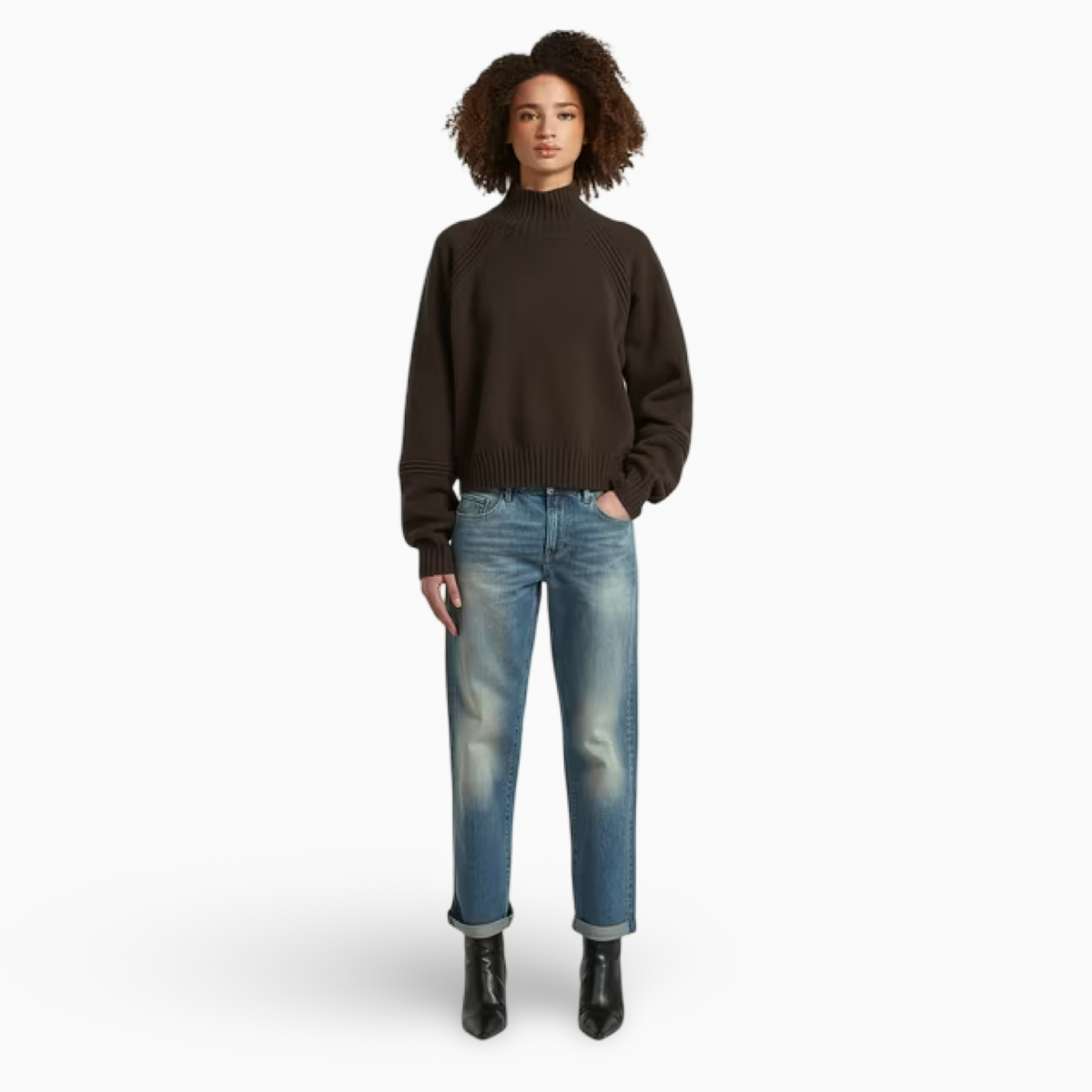 Дамски дънки G-Star Women Jeans D15264-E205-J428 Front View