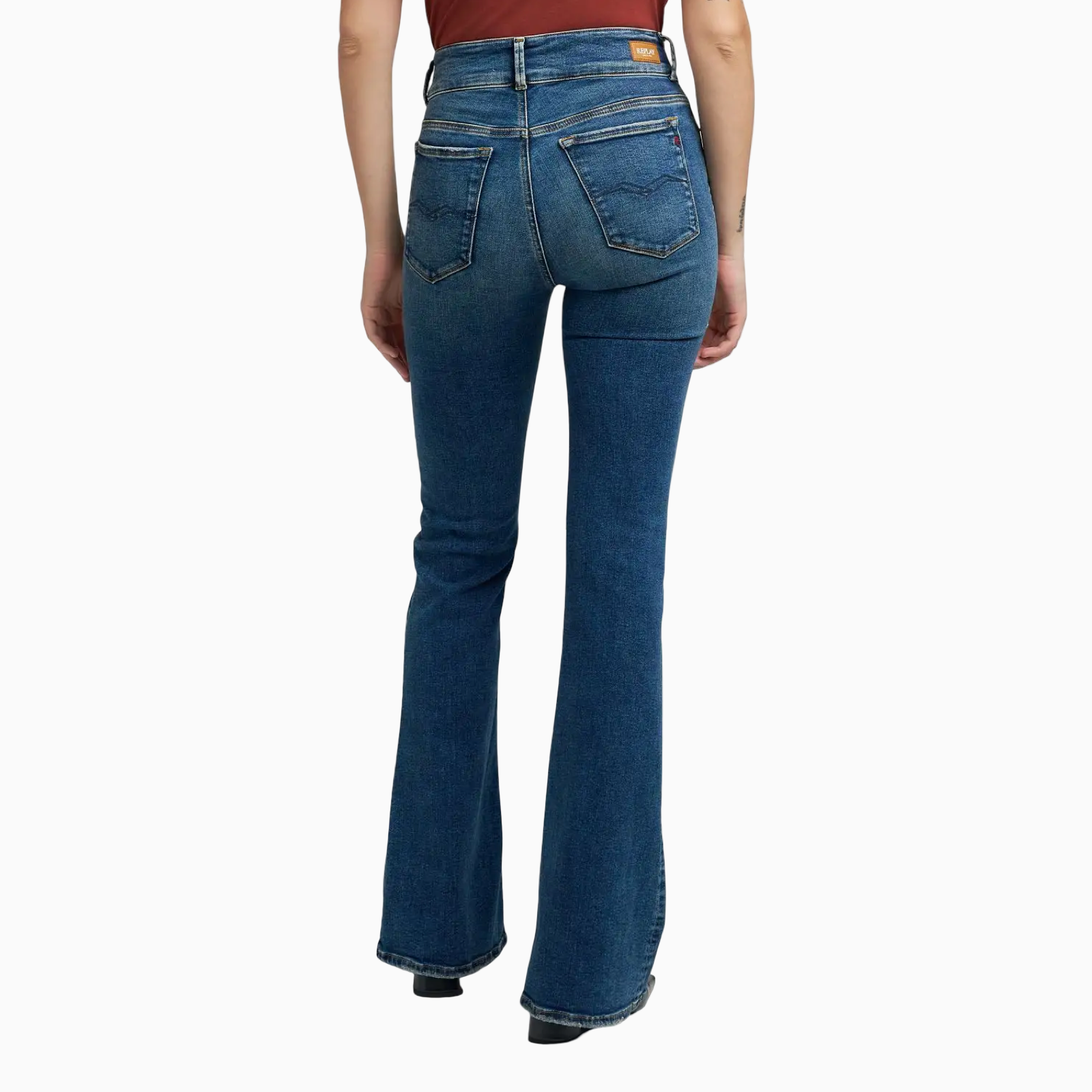 Дамски дънки Replay Women Jeans WLW689.000.805 723 Back View