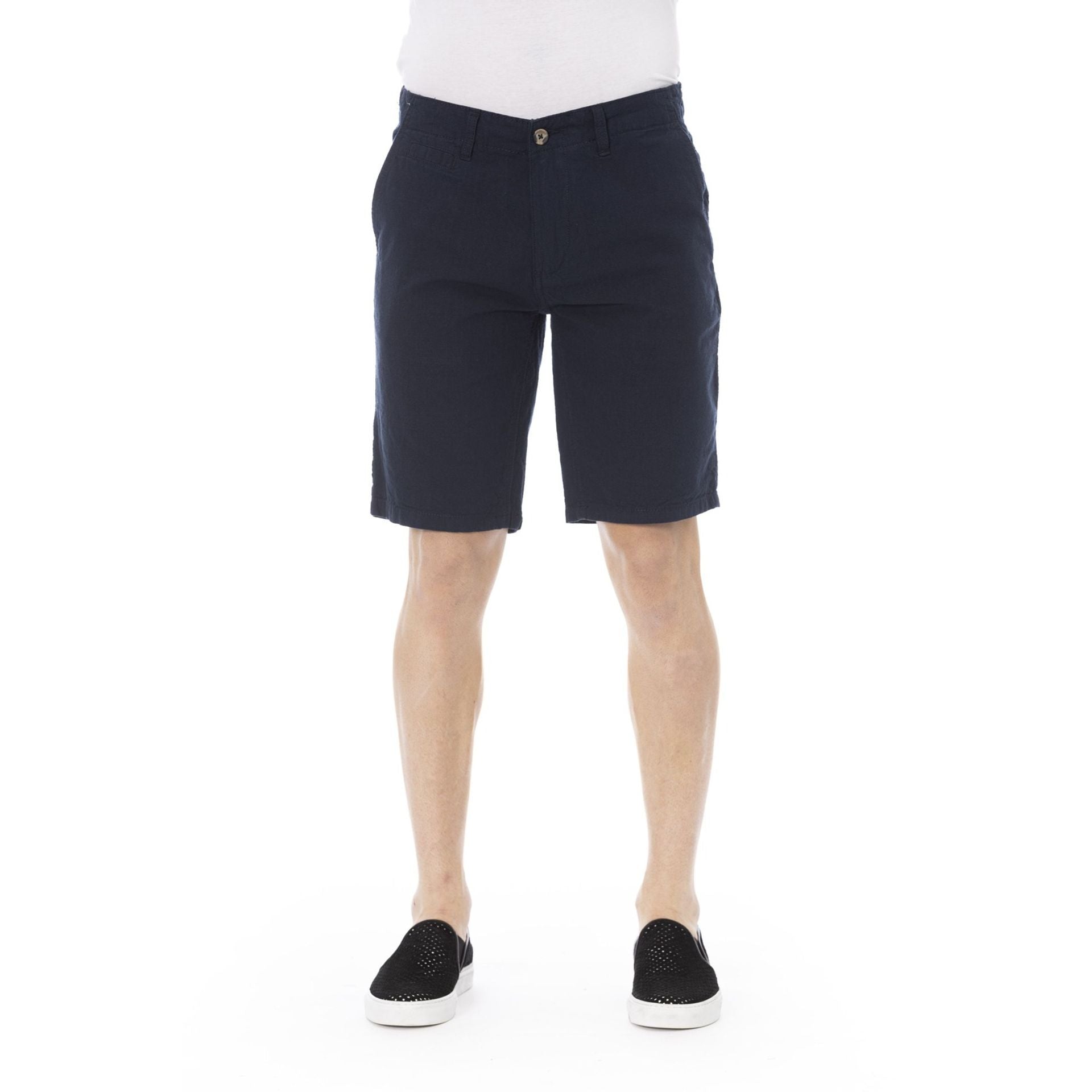 Мъжки къси панталони Men’s short Baldinini Trend PTE3BR001656U LIVORNO BLUNAVY Front view