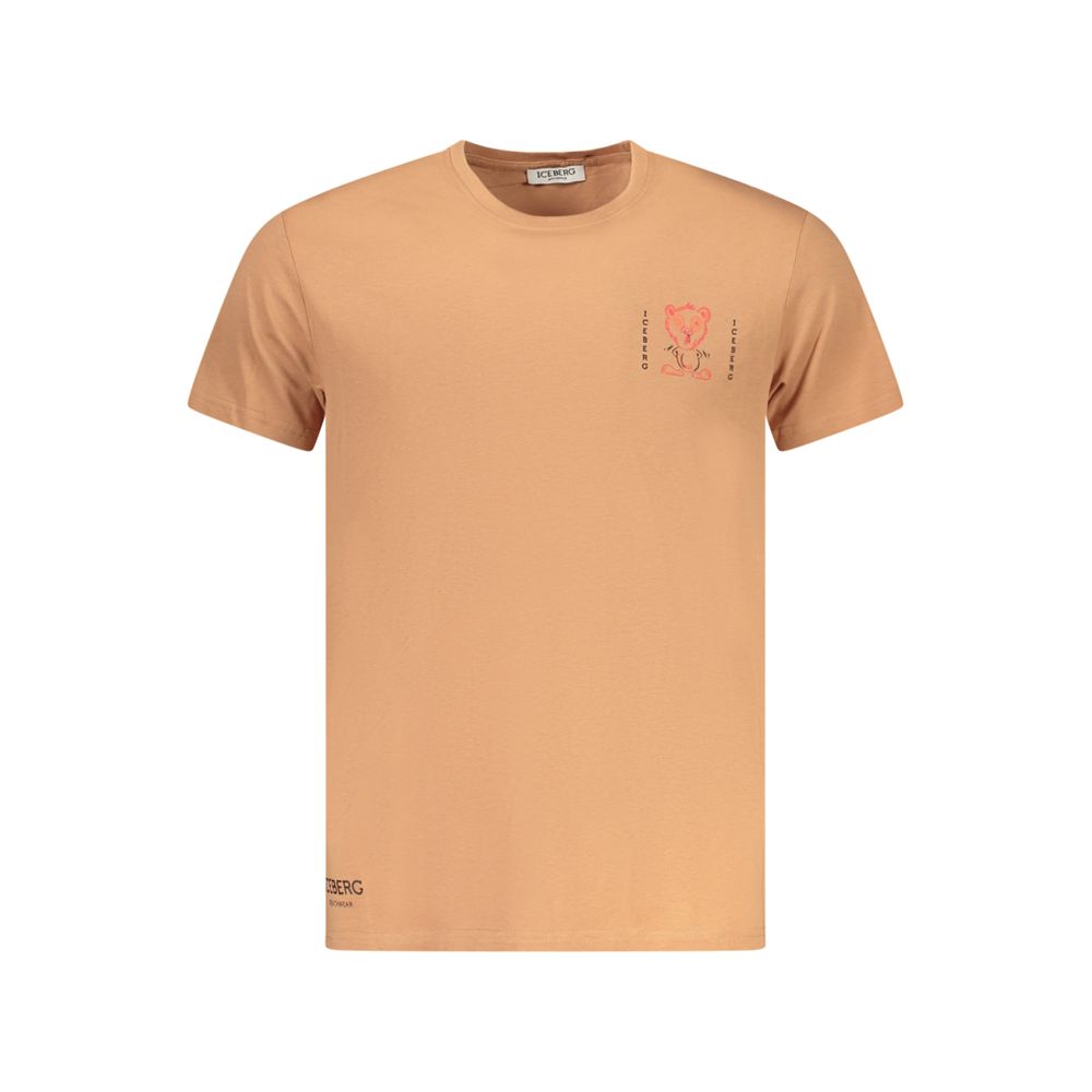 Iceberg Brown Cotton T-Shirt
