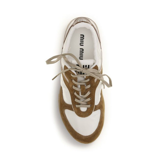 Miu Miu Gymnasium Sneakers 5E428EFA00571LF0TBK Top View