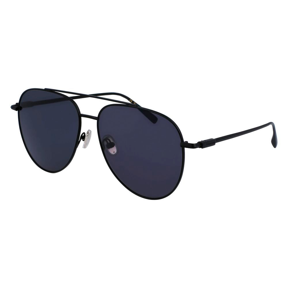 Ferragamo Black Metal Sunglasses