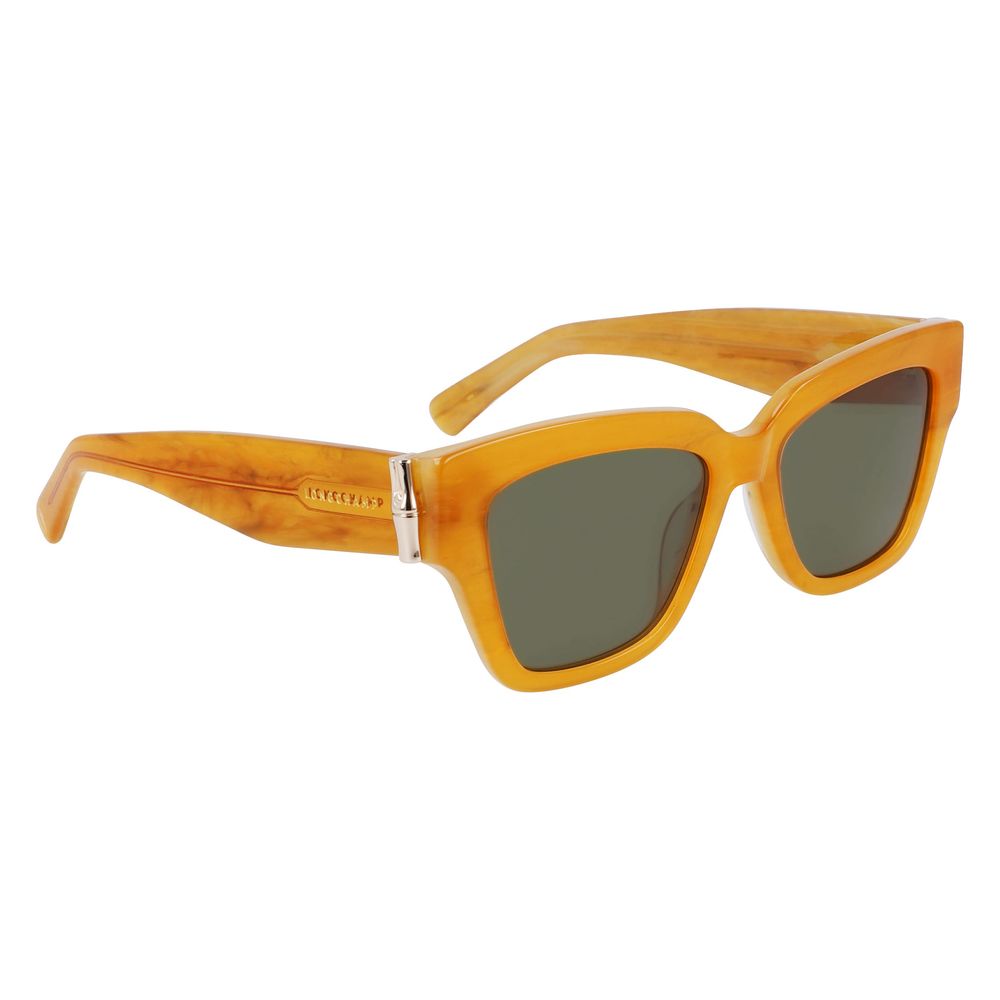 Longchamp Brown Acetate Sunglasses