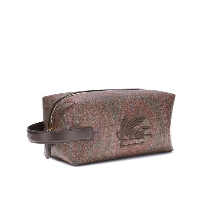 Etro Arnica Pegaso Embroidery Pouch Bag MP2C0010AA012 M0019 Side View