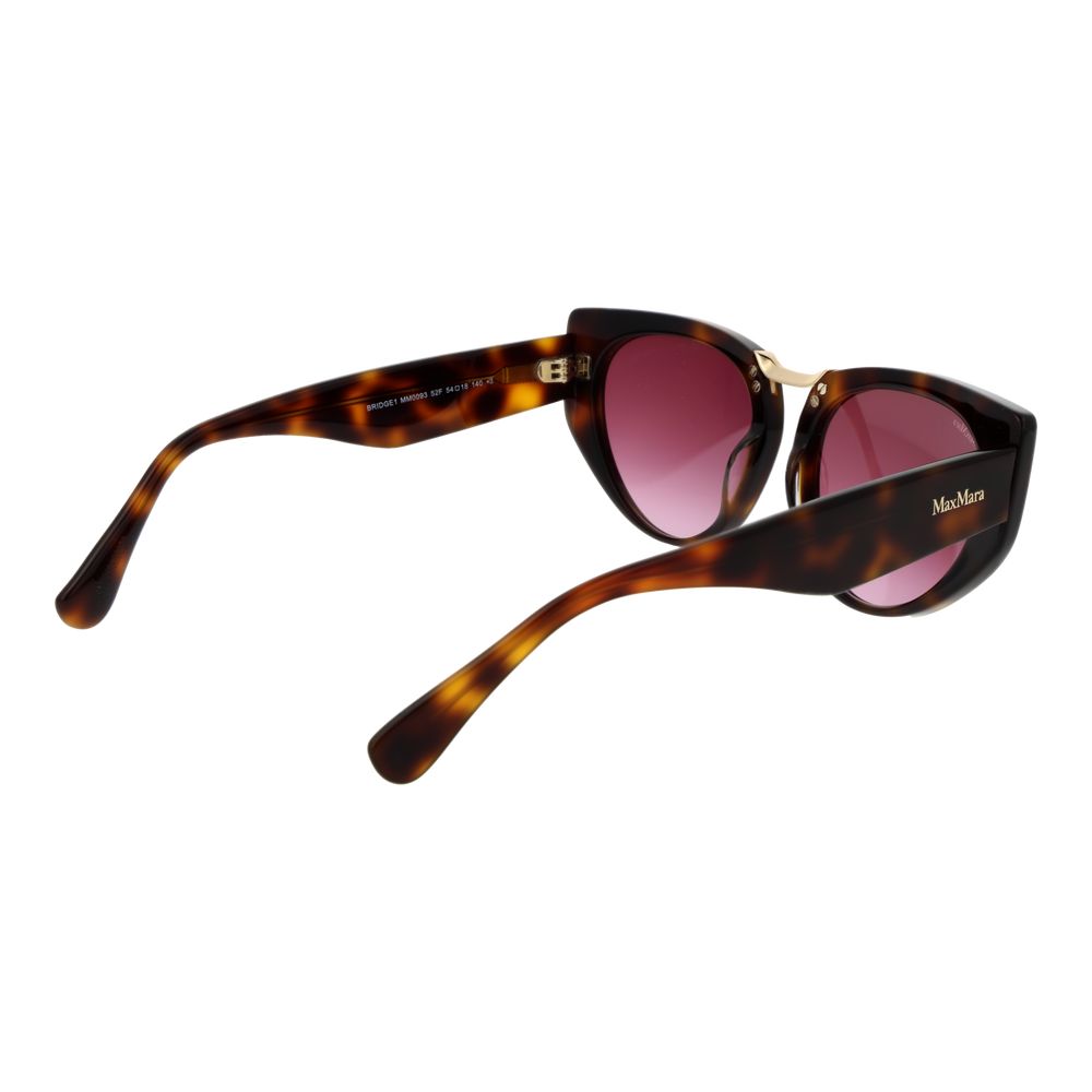 Max Mara Brown Acetate Sunglasses