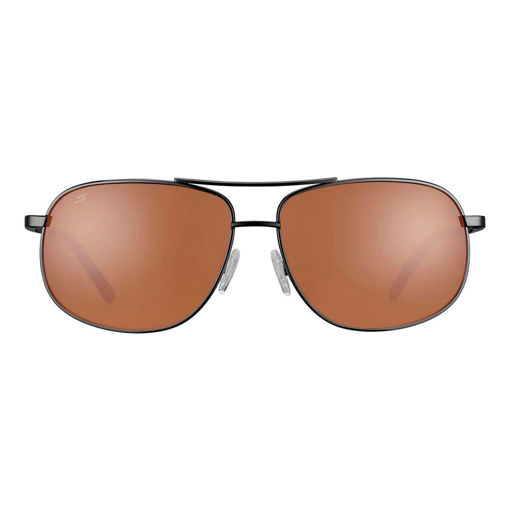 Serengeti Gray Metal Sunglasses