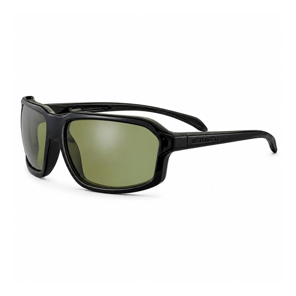 Serengeti Black Resin Sunglasses