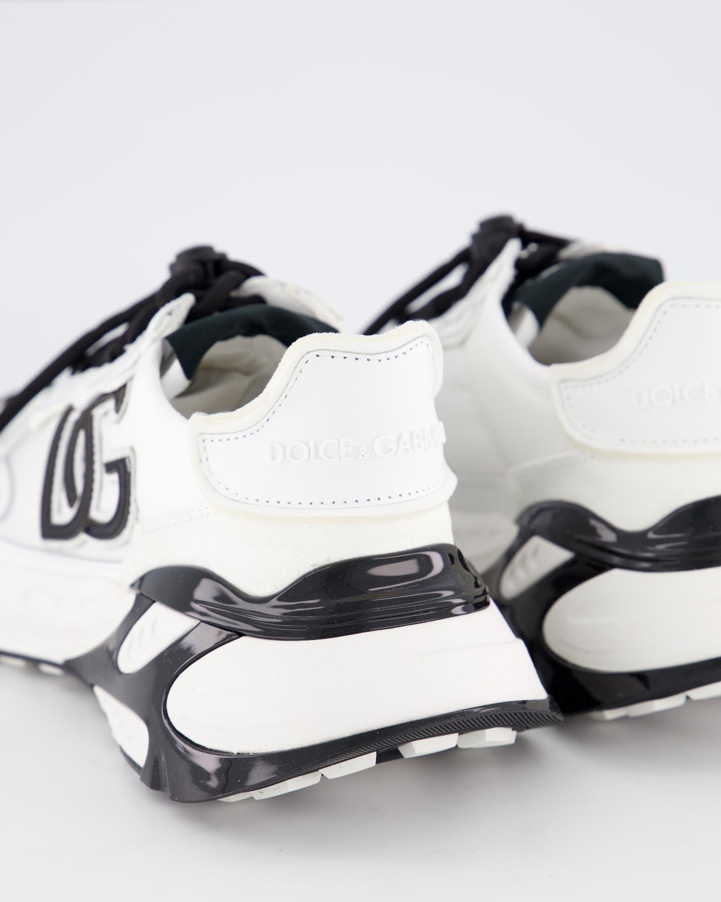 Дамски маратонки Women’s sneakers Dolce & Gabbana Day Faster CK2355 AL808 8B930 White & Black heel view