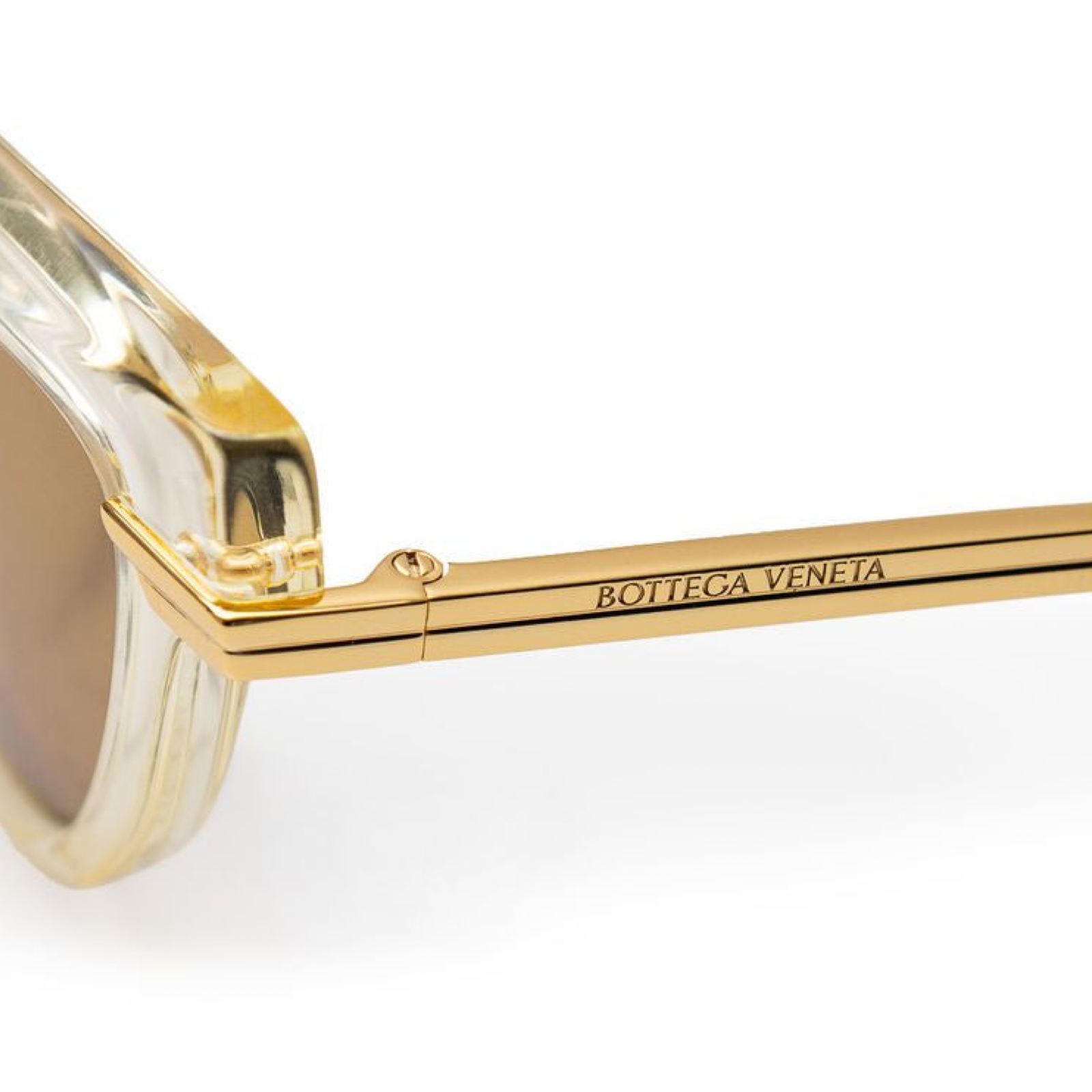 Bottega Veneta Beige Haircalf Sunglasses