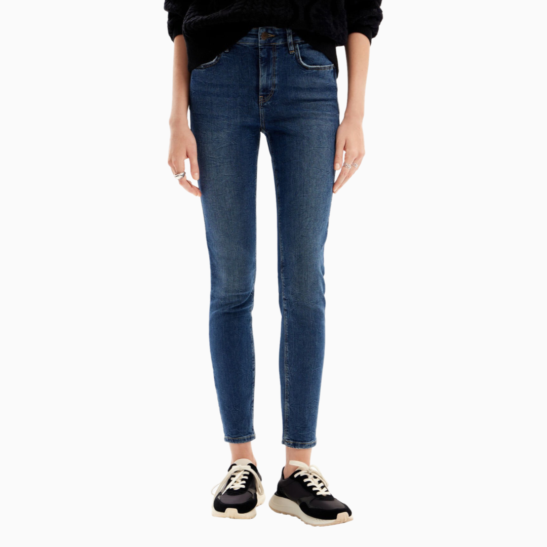 Дамски сини дънки Desigual 23SWDD21500834