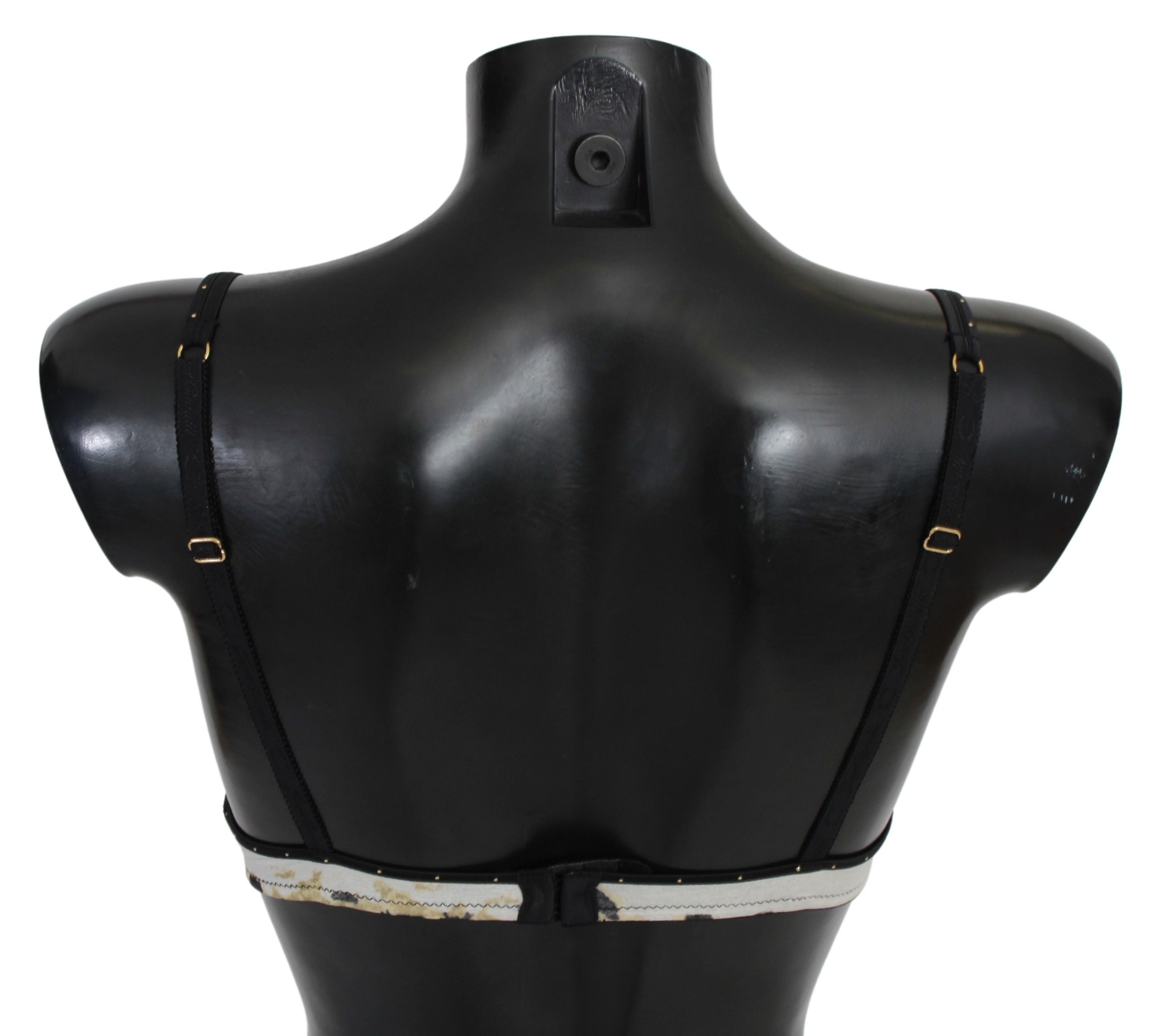 Елегантен бял пуш-ъп сутиен Just Cavalli с детайли на логото