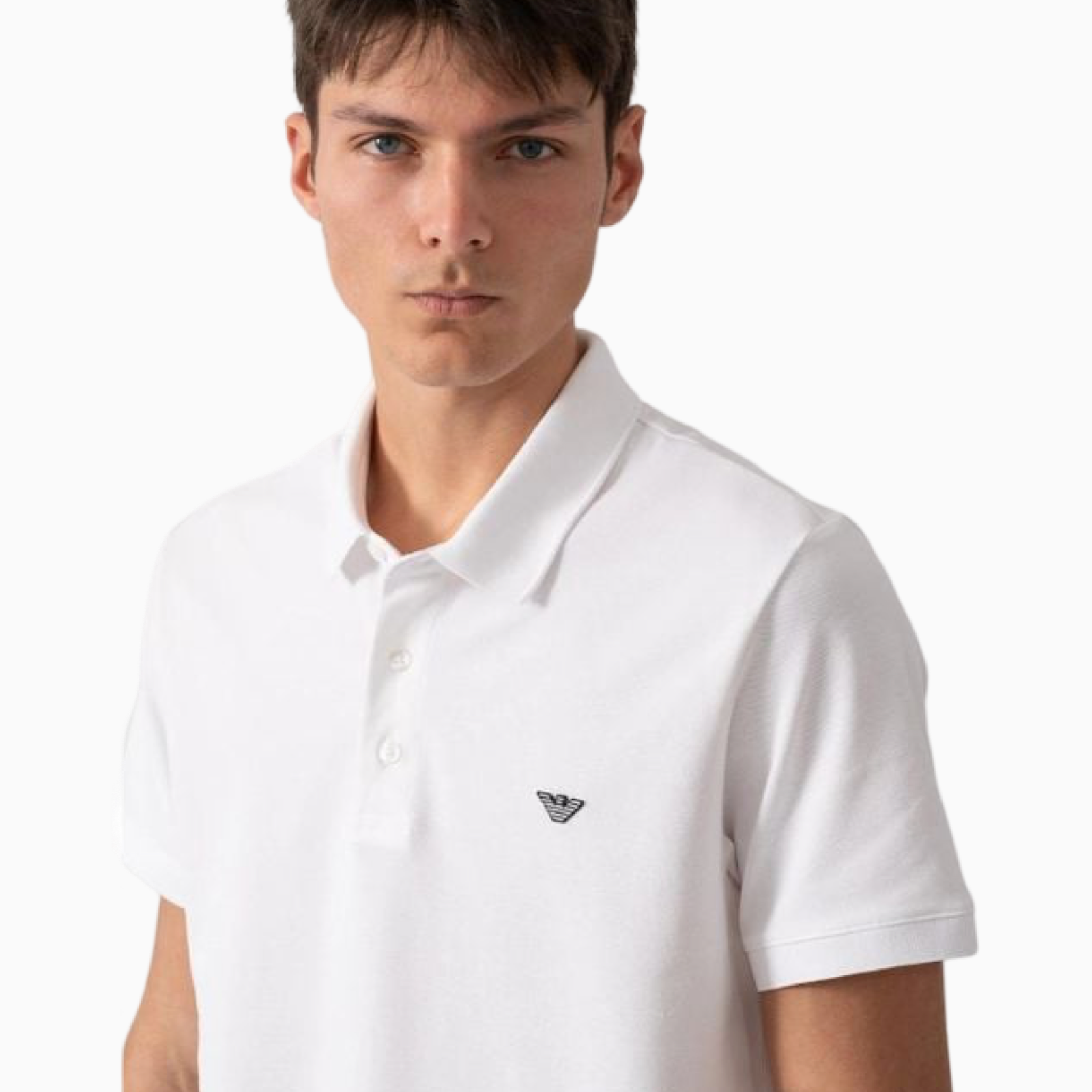 Мъжка бяла поло тениска Emporio Armani EM000571 AF12331