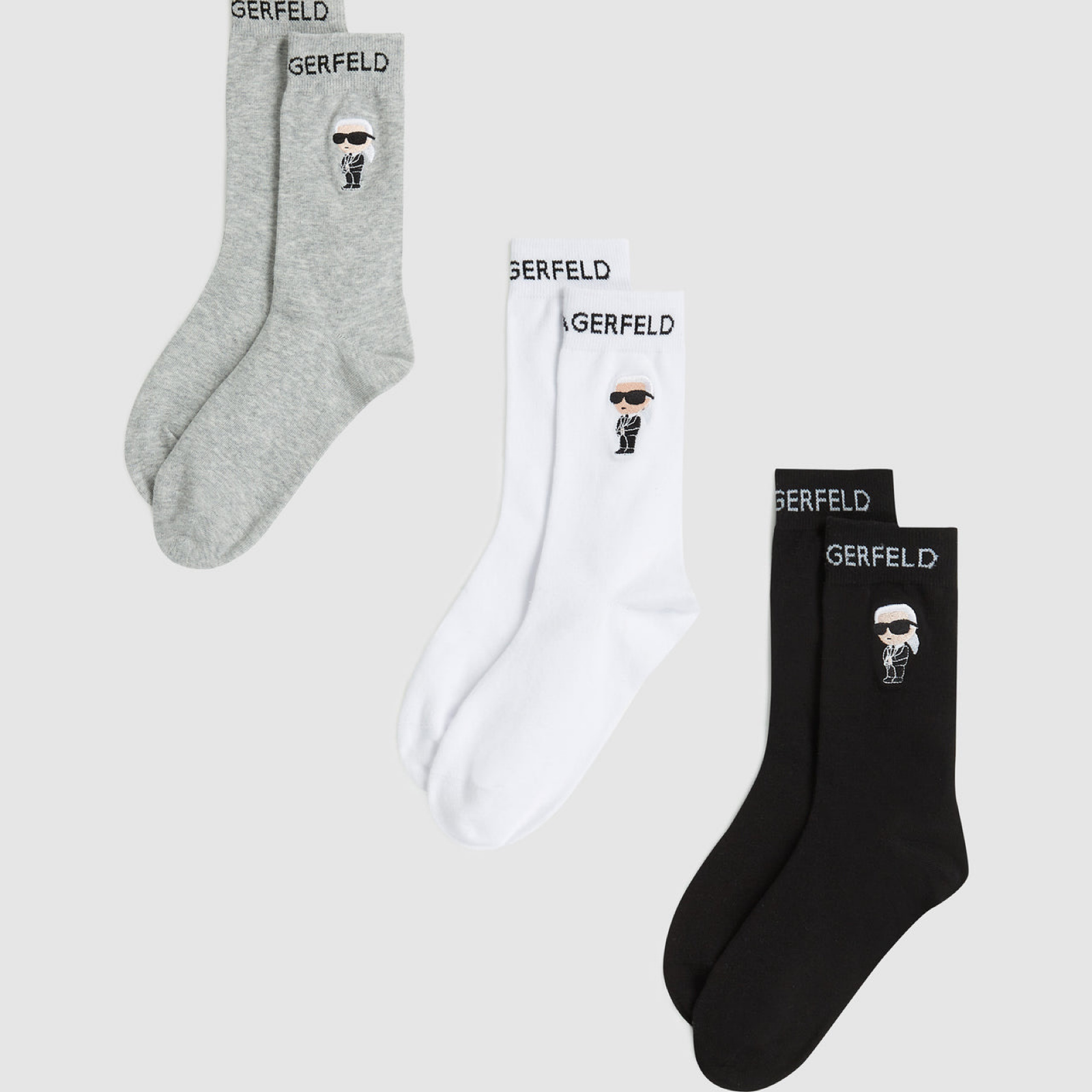 Дамски чорапи Karl Lagerfeld Jeans Women Socks A4W47037972 Top View