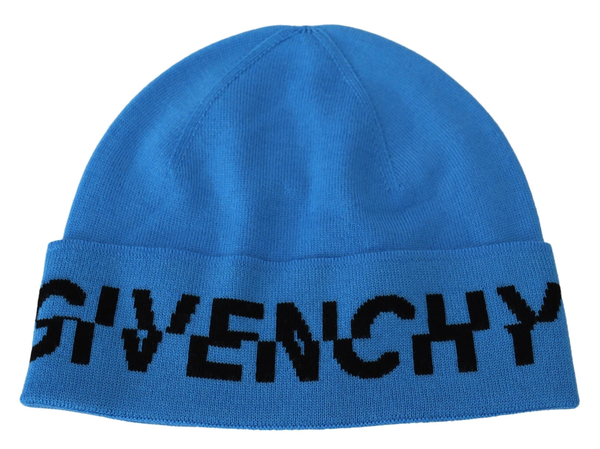 Givenchy Chic вълнена шапка с фирмено черно лого