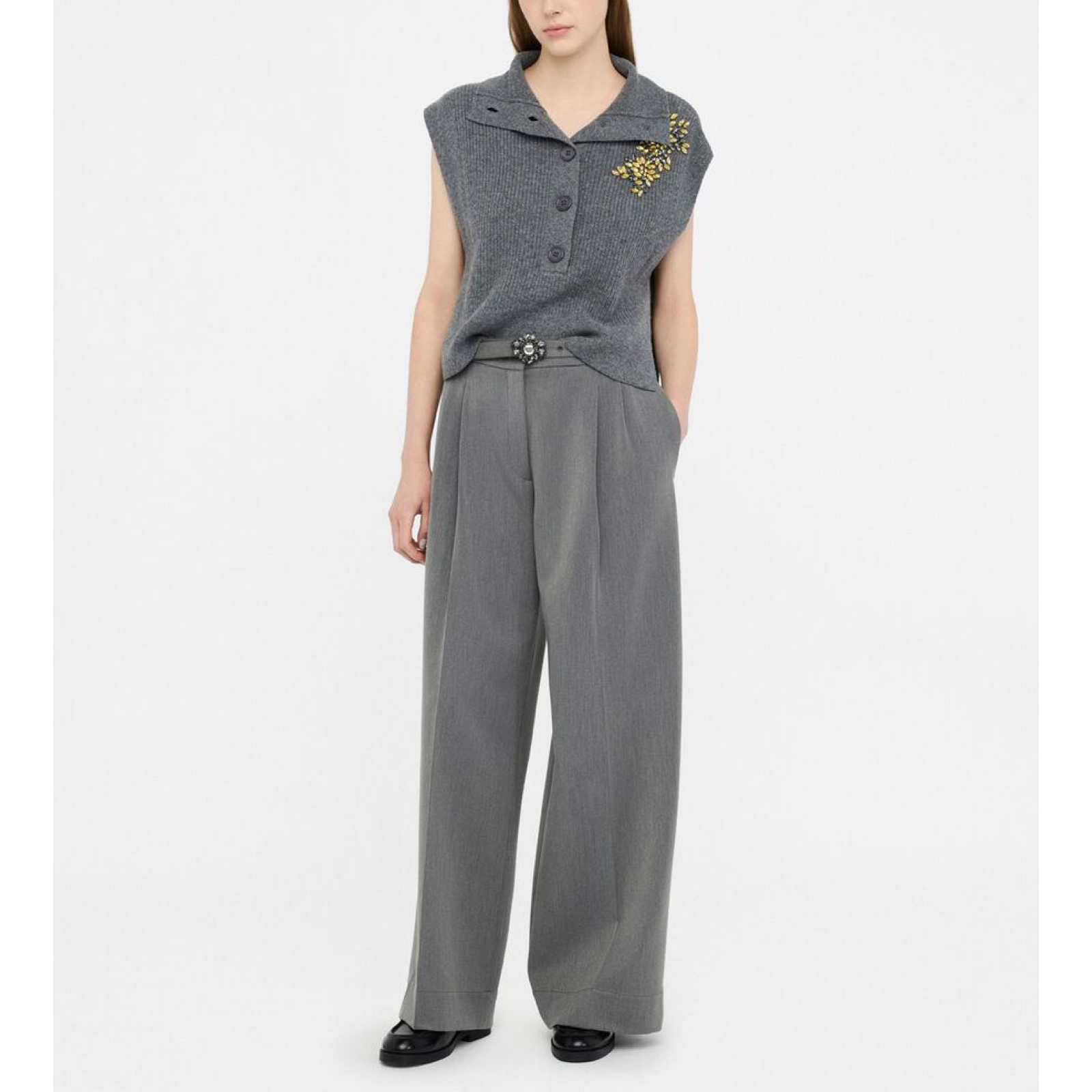 Дамски панталон Liu Jo Women Trousers MF5269 TS224 Front View