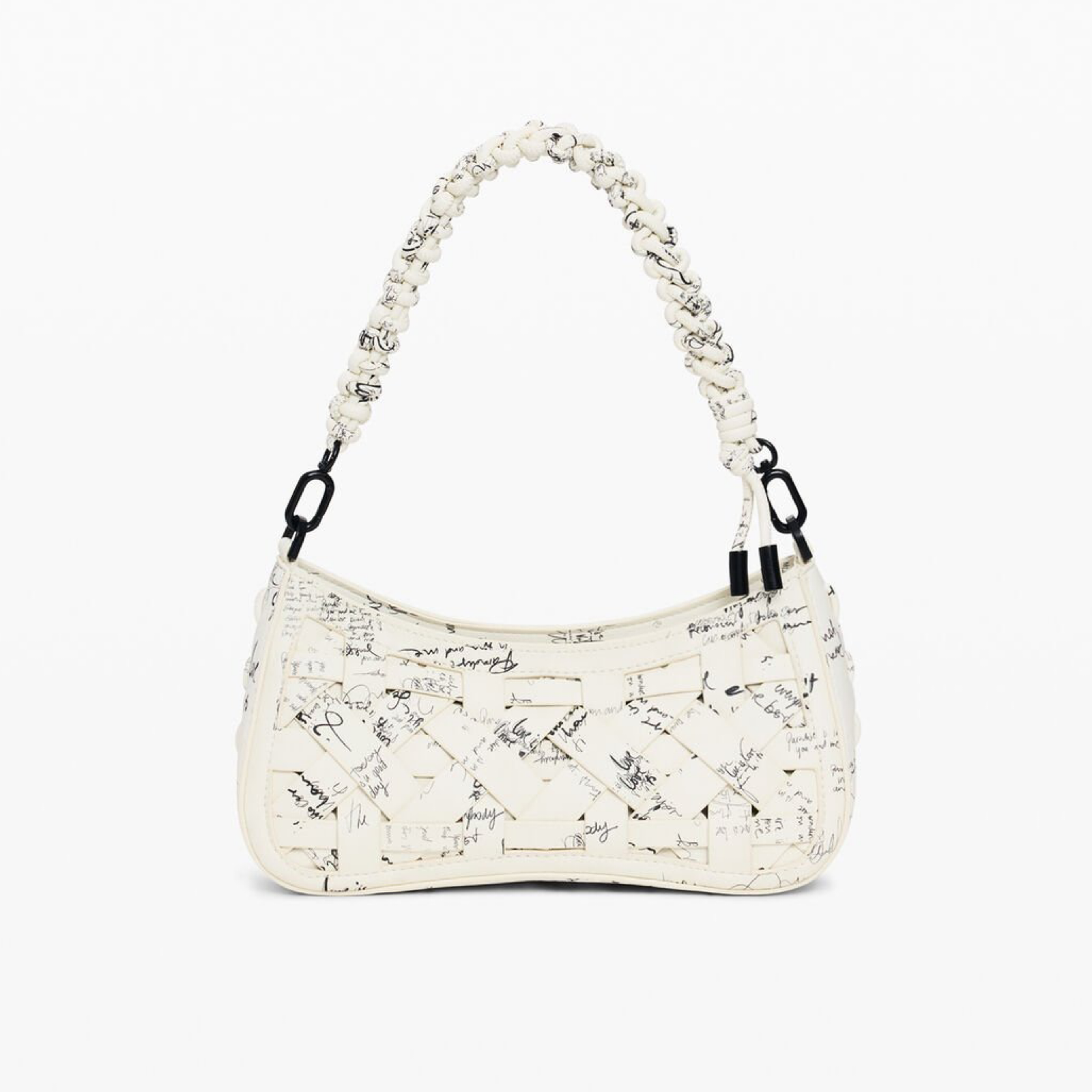 Дамска бяла чанта Desigual Women Handbag 26SAXP58 1008U Front View