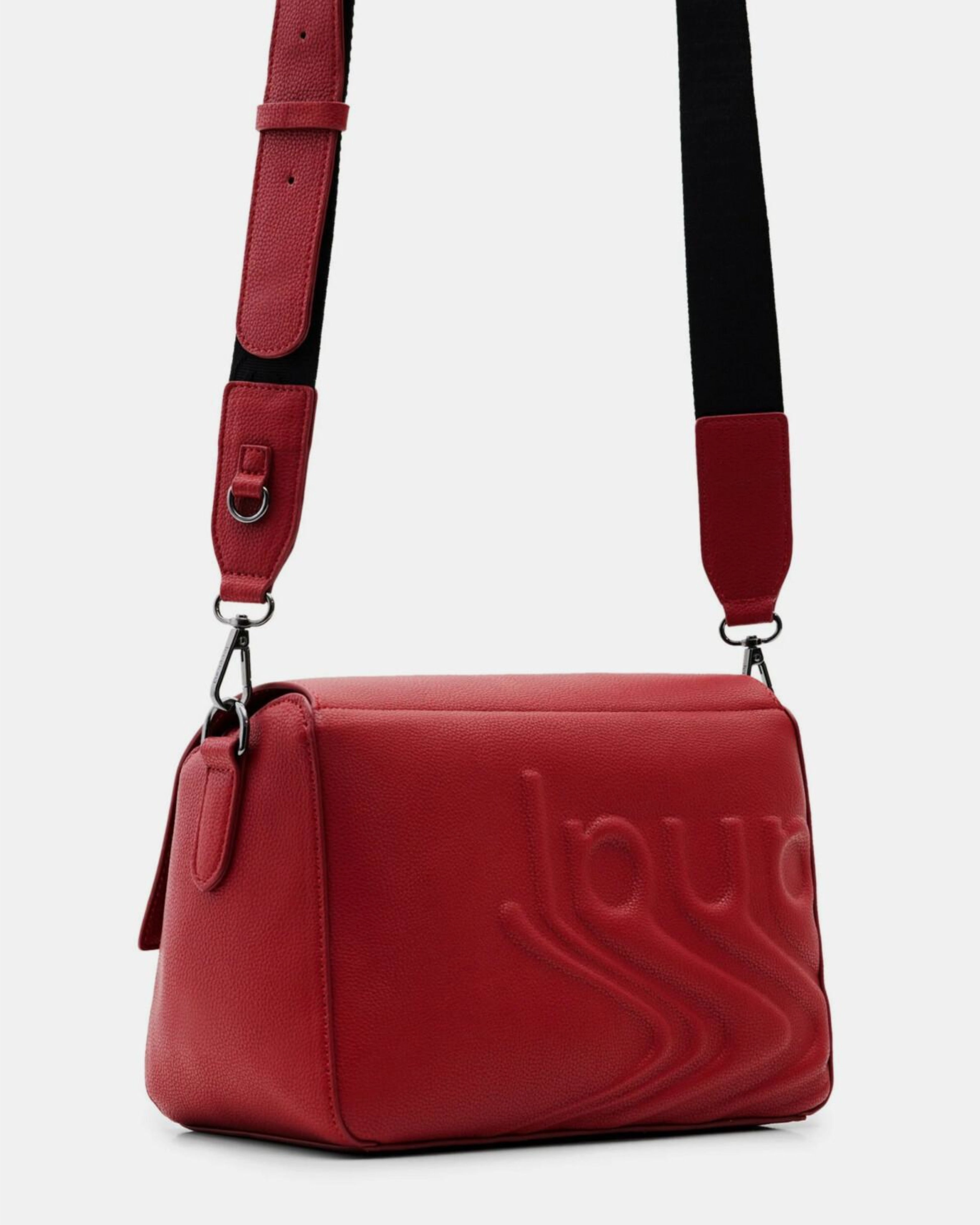 Women’s shoulder bag Desigual Psico Logo Phuket Straight 22WAXPA8 3000 Red