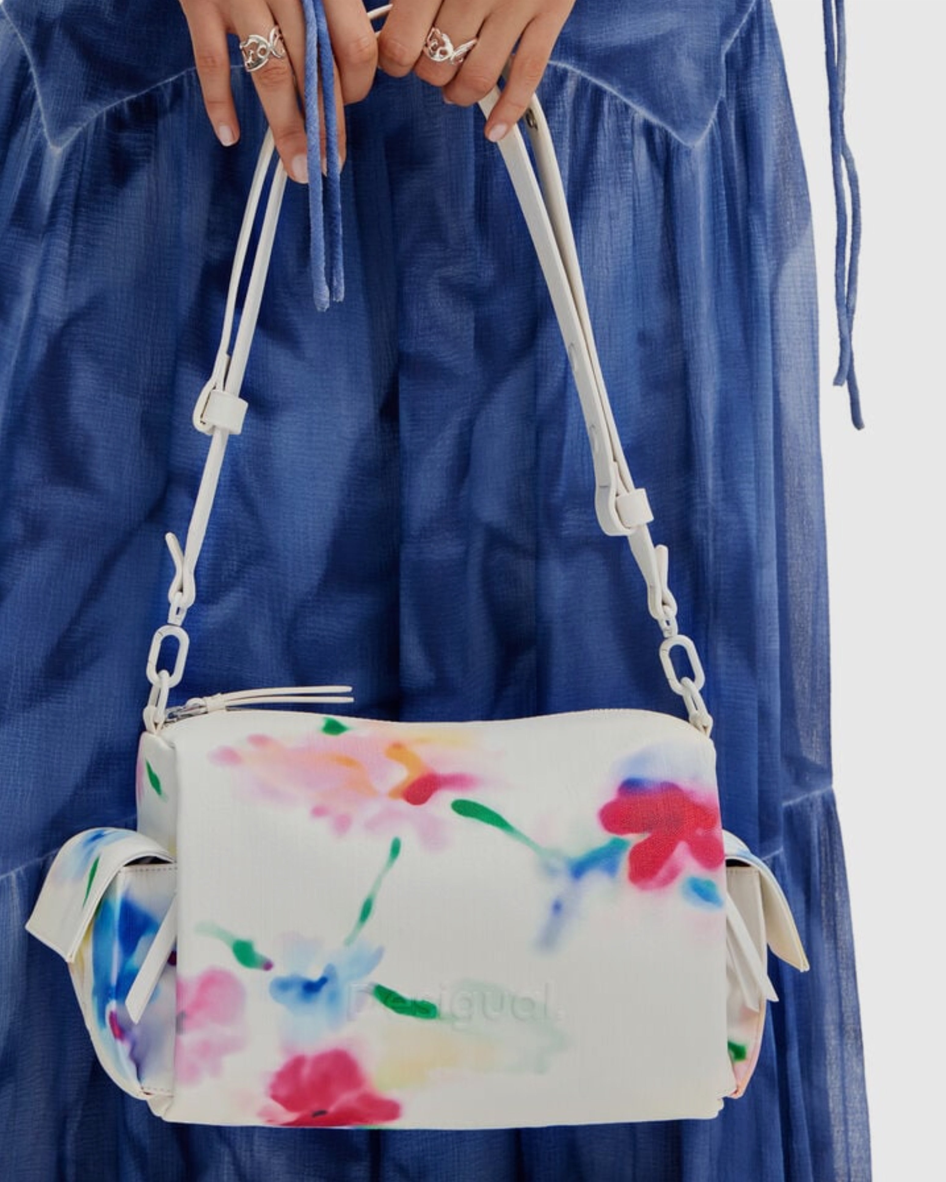 Дамска чанта за рамо Women’s watercolour floral shoulder bag Desigual
24SAXP69 1021U