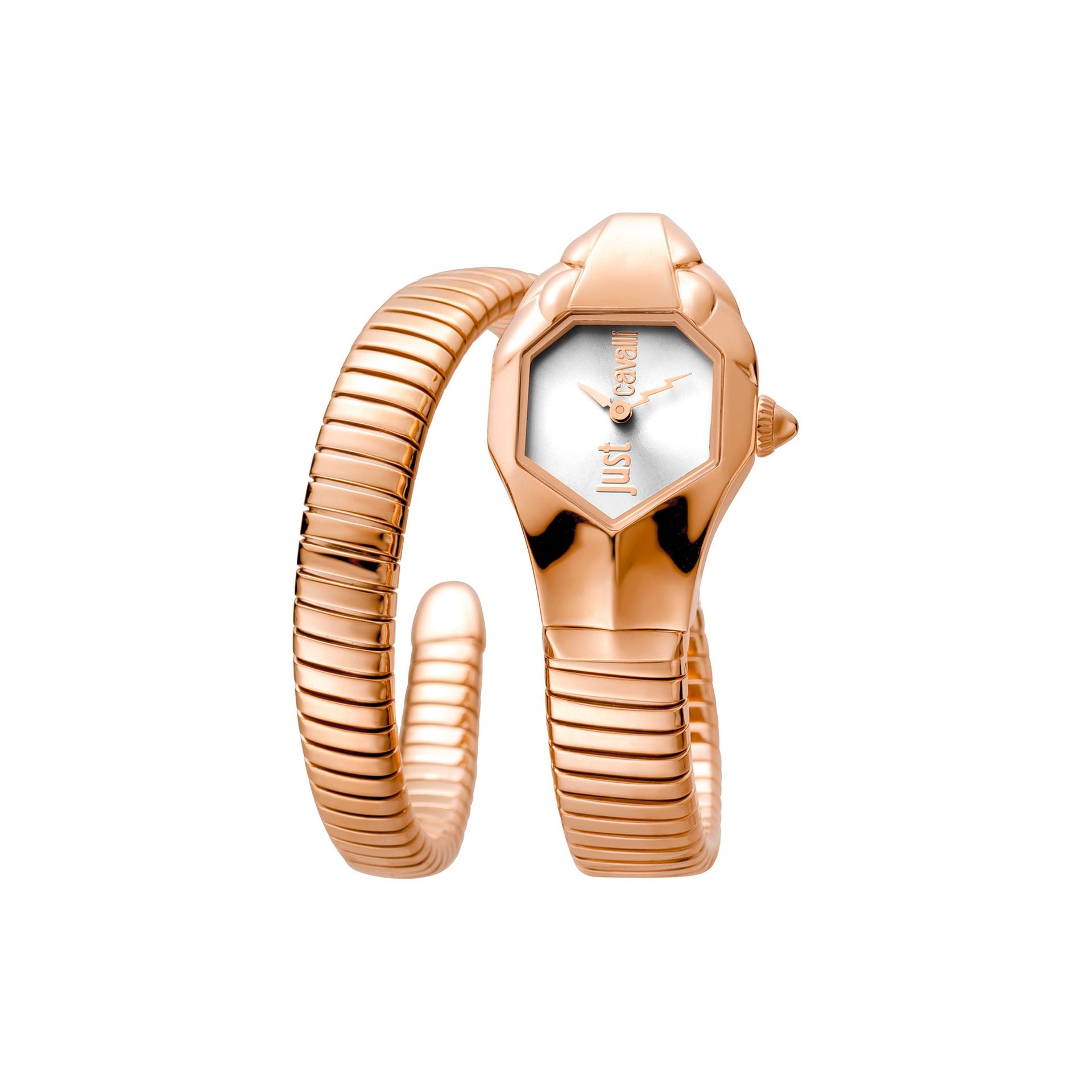 Дамски часовник Women’s watch Just Cavalli Signature Snake Glam DNA JC1L001M0065 Rose Gold