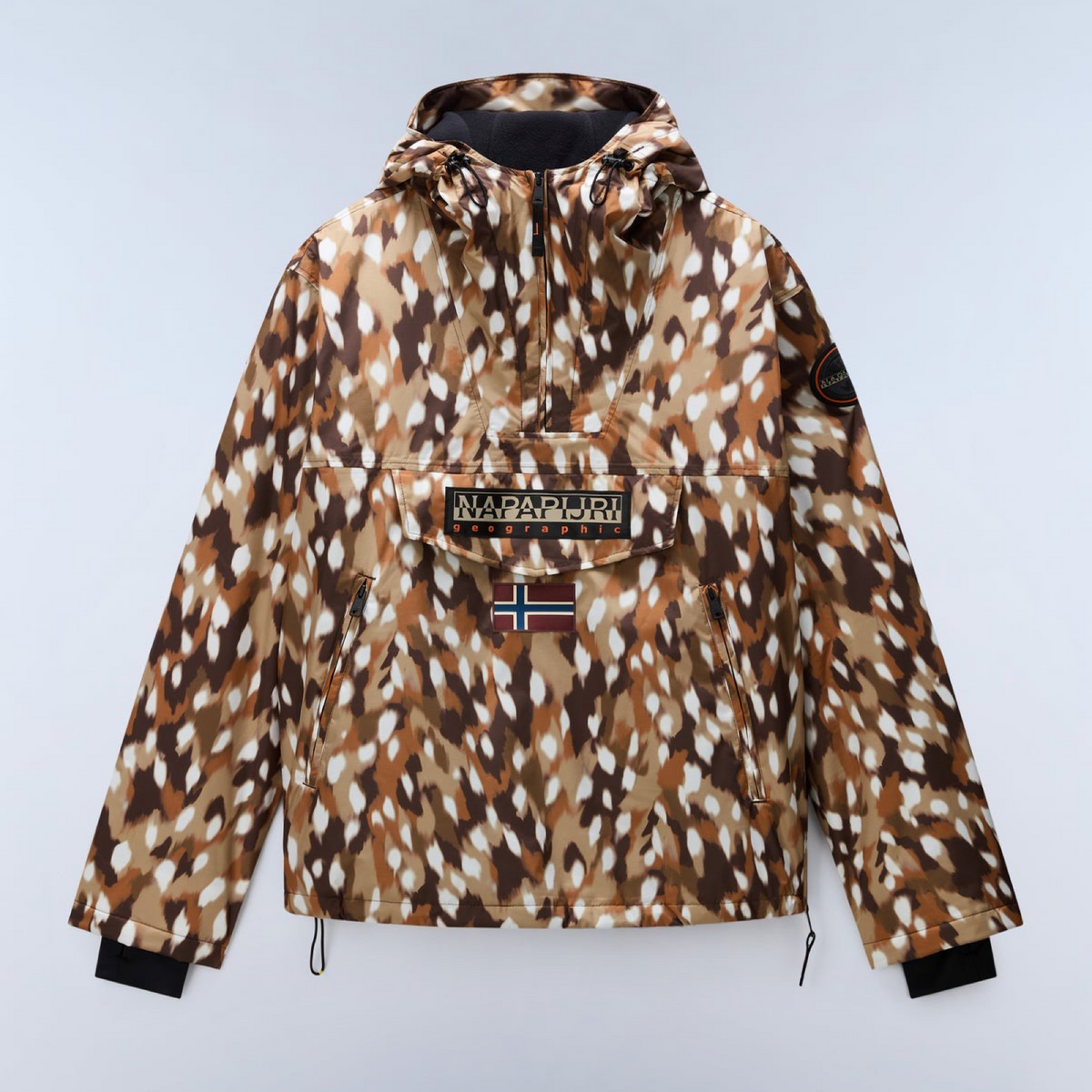 Анорак яке Napapijri Rainforest Next All Over Print Anorak Jacket NP0A8AHX FDW Front View