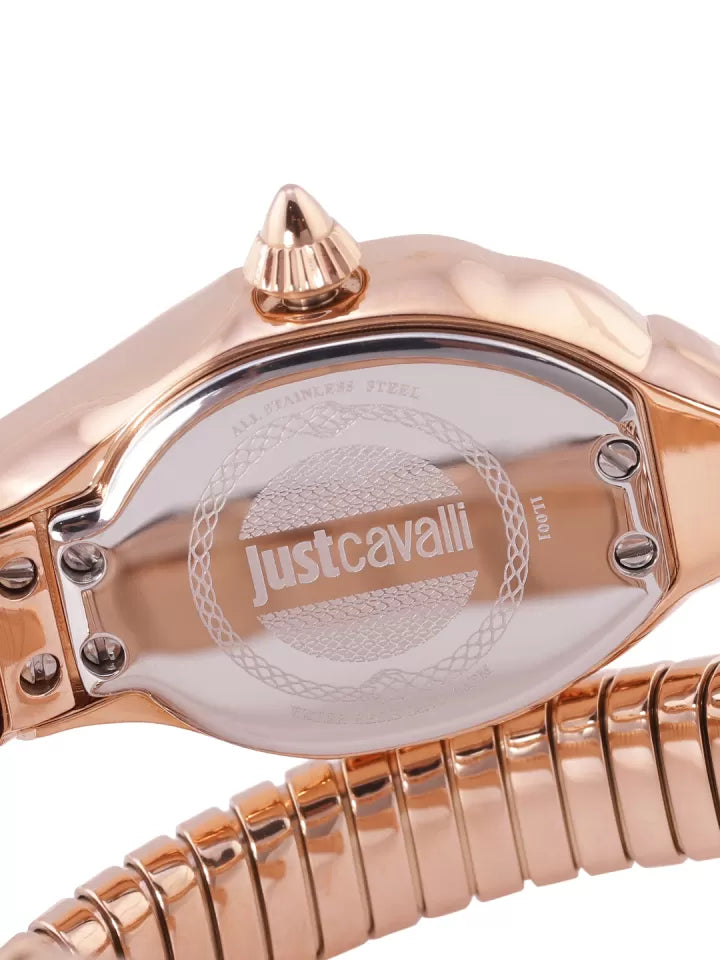 Дамски часовник Women’s watch Just Cavalli Signature Snake Glam DNA JC1L001M0065 Rose Gold