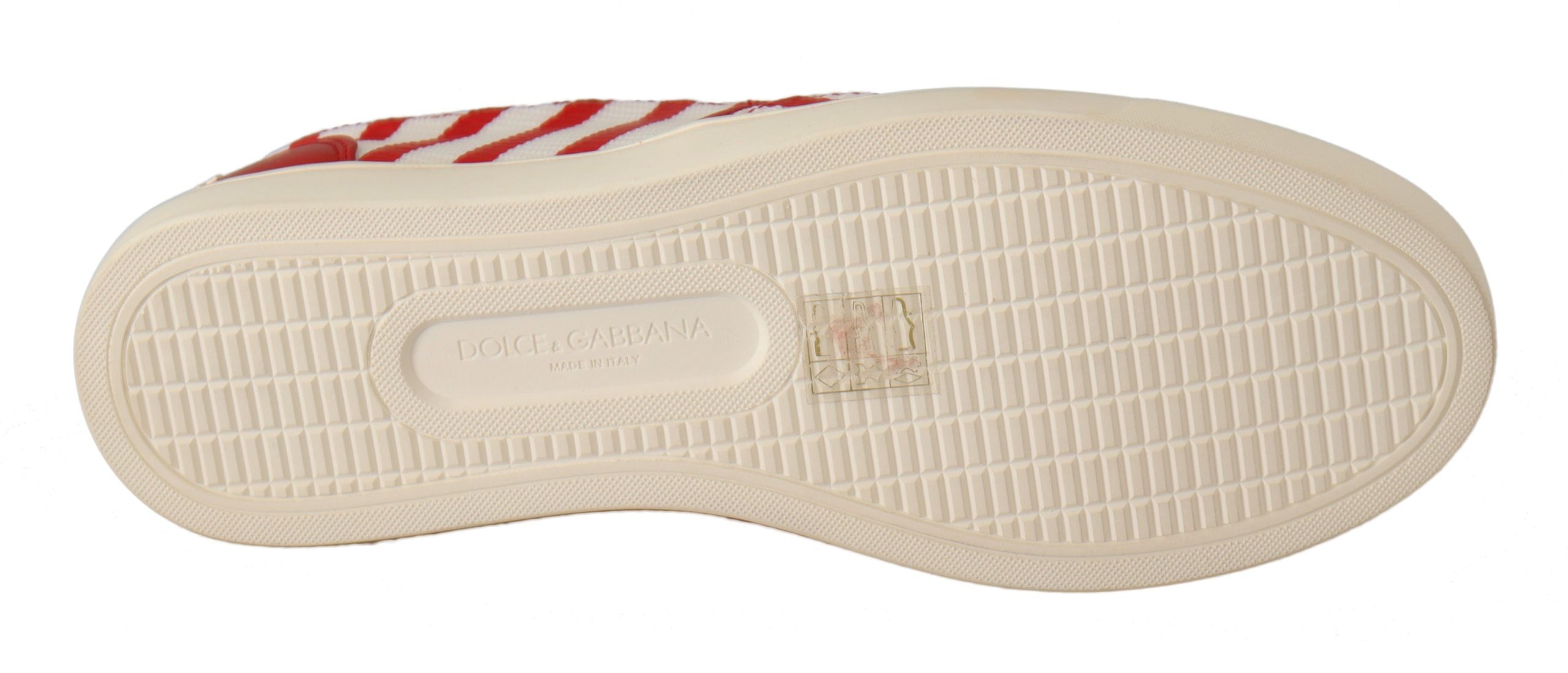 Мокасини с шипове с щампа Dolce & Gabbana