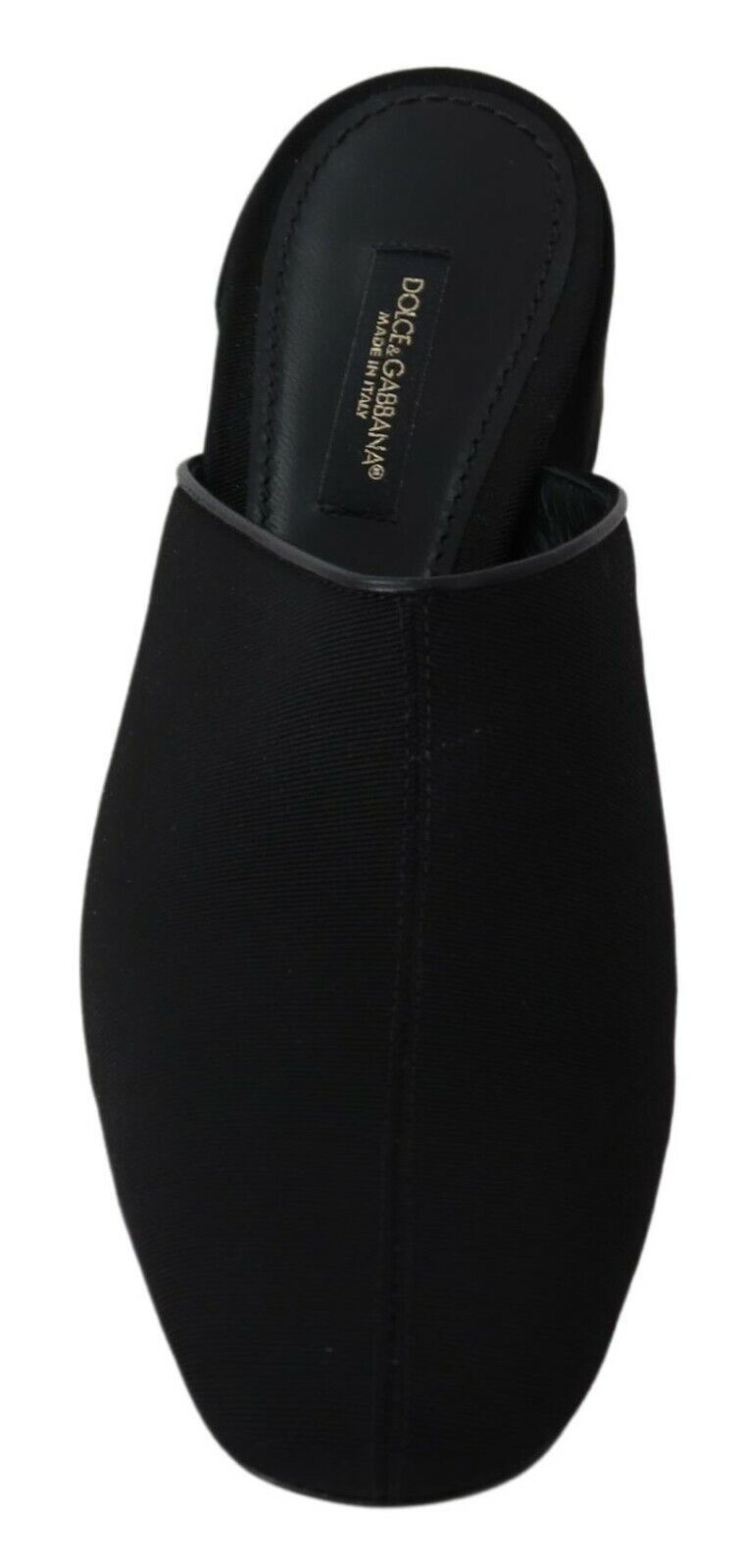 Dolce & Gabbana Chic черни сандали Grosgrain Slide