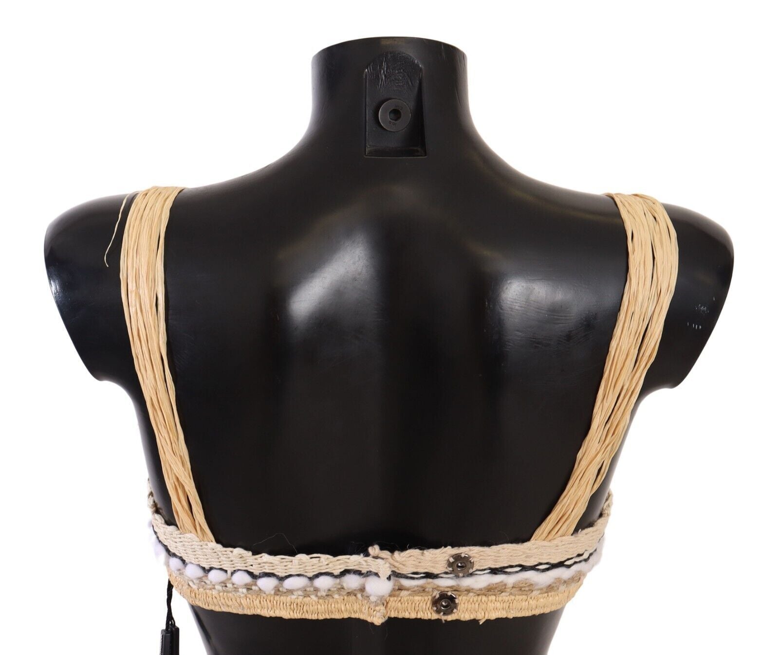 Dolce & Gabbana Chic Beige Crochet Top