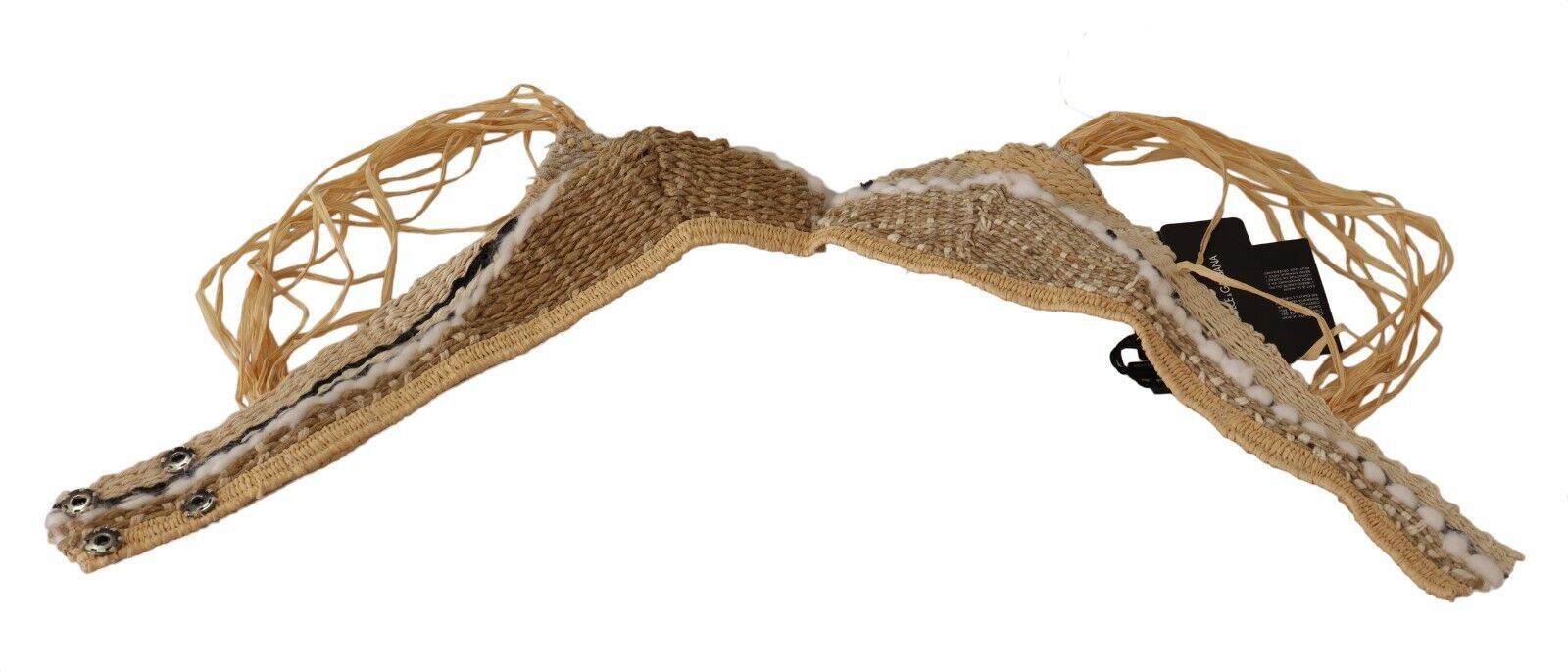 Dolce & Gabbana Chic Beige Crochet Top