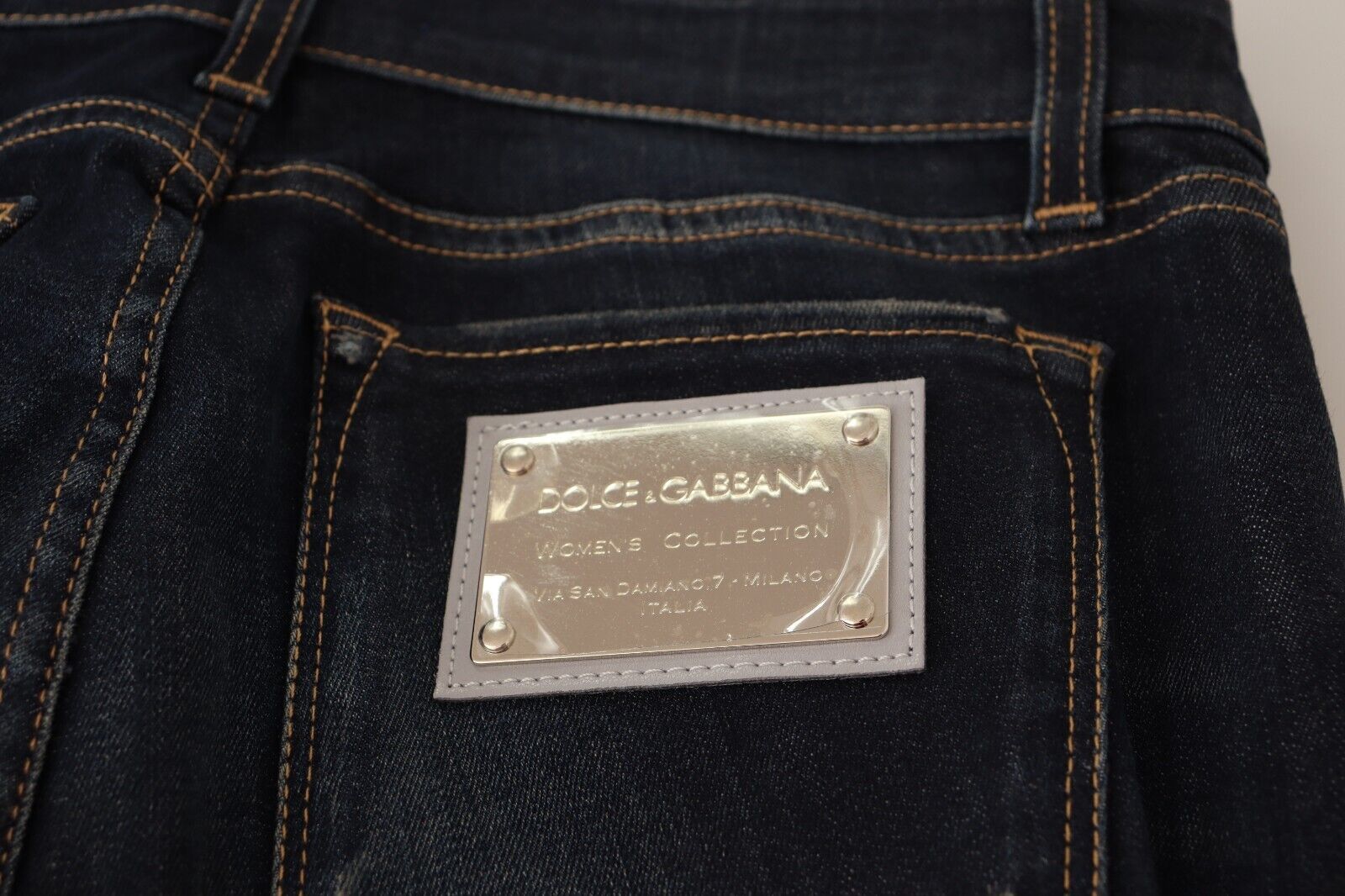 Dolce & Gabbana Chic Blue Slim тесни дънки