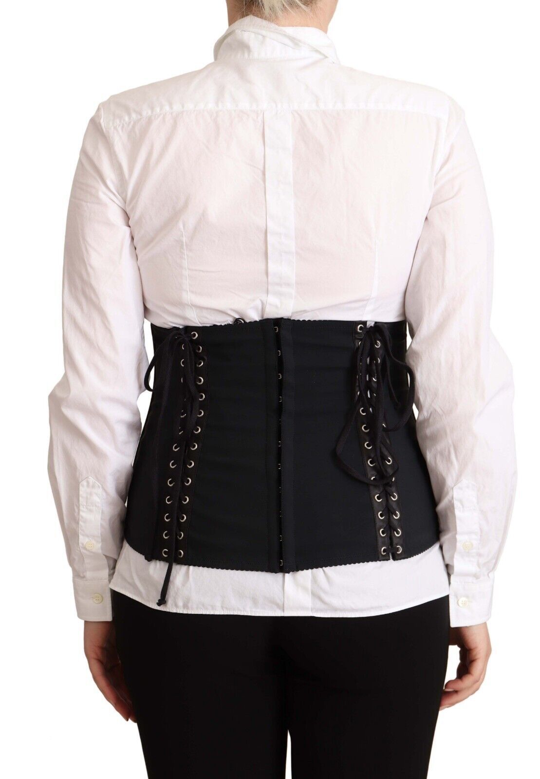 Dolce & Gabbana Chic черен корсет с колан