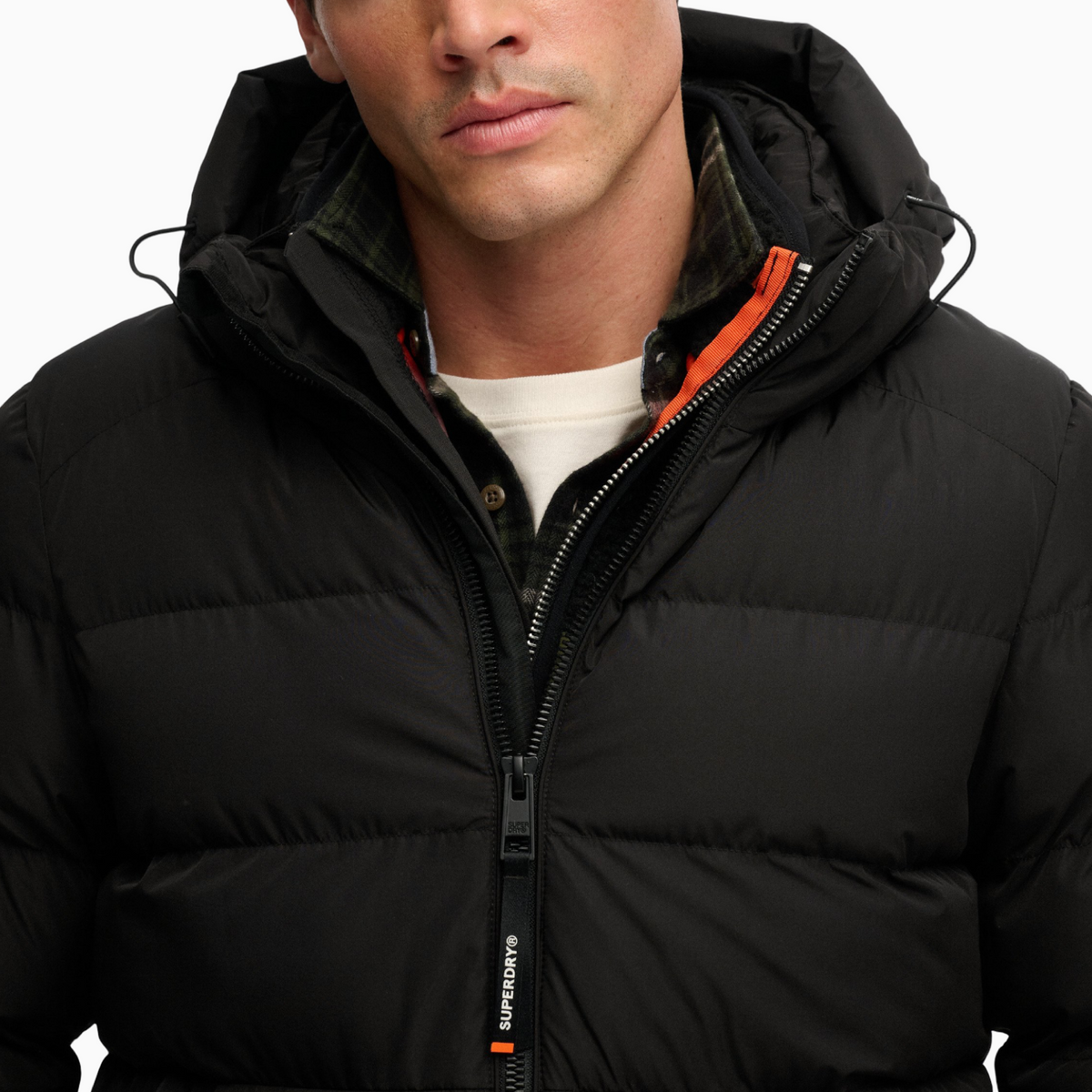 Superdry jachetă pentru bărbați M5011905A 16A – Negru