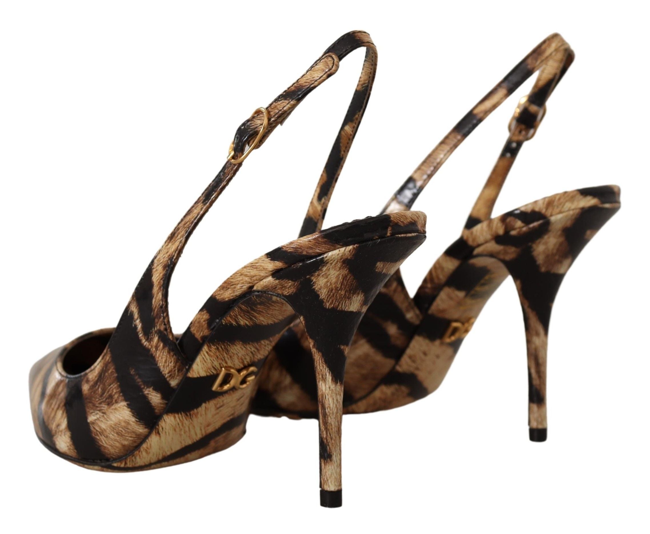 Dolce & Gabbana Тигрови модели Slingback Heels Pumps