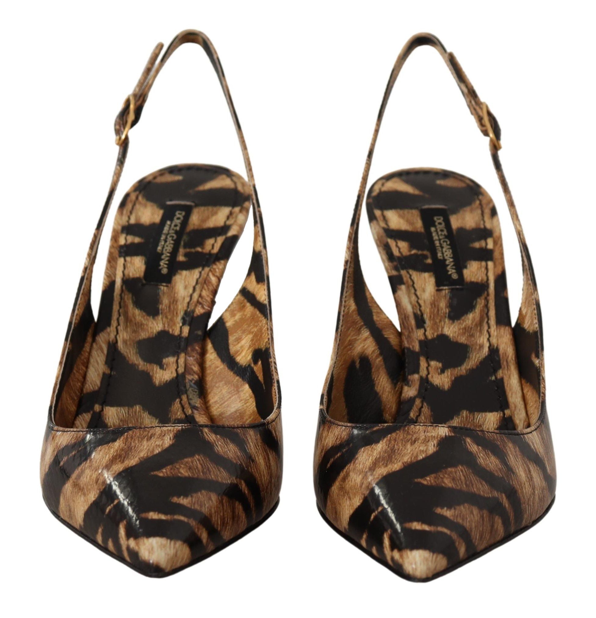 Dolce & Gabbana Тигрови модели Slingback Heels Pumps