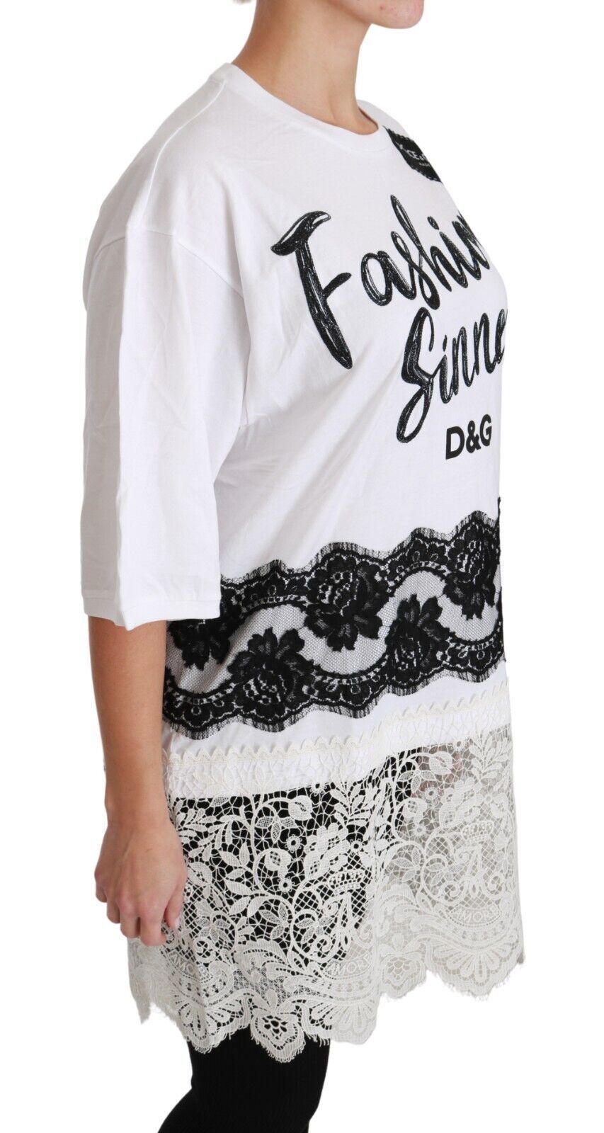 Голяма тениска Dolce & Gabbana Chic DG Fashion Sinners