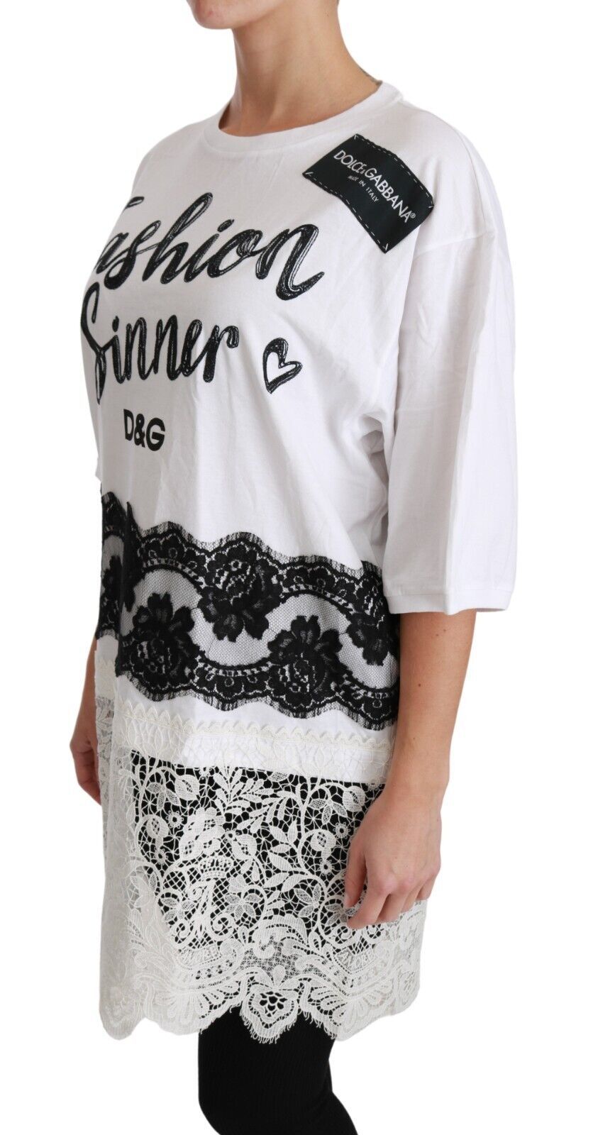 Голяма тениска Dolce & Gabbana Chic DG Fashion Sinners