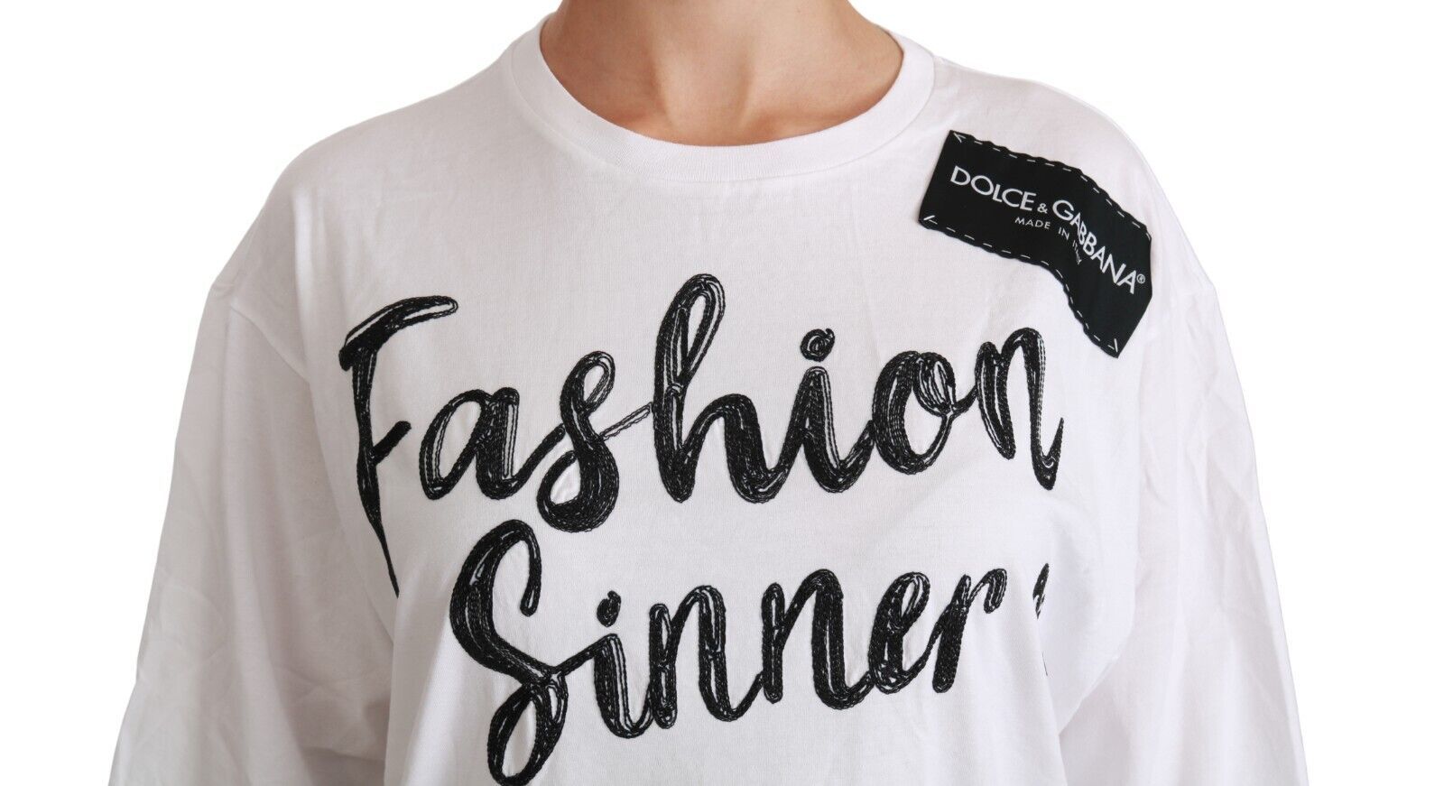 Голяма тениска Dolce & Gabbana Chic DG Fashion Sinners